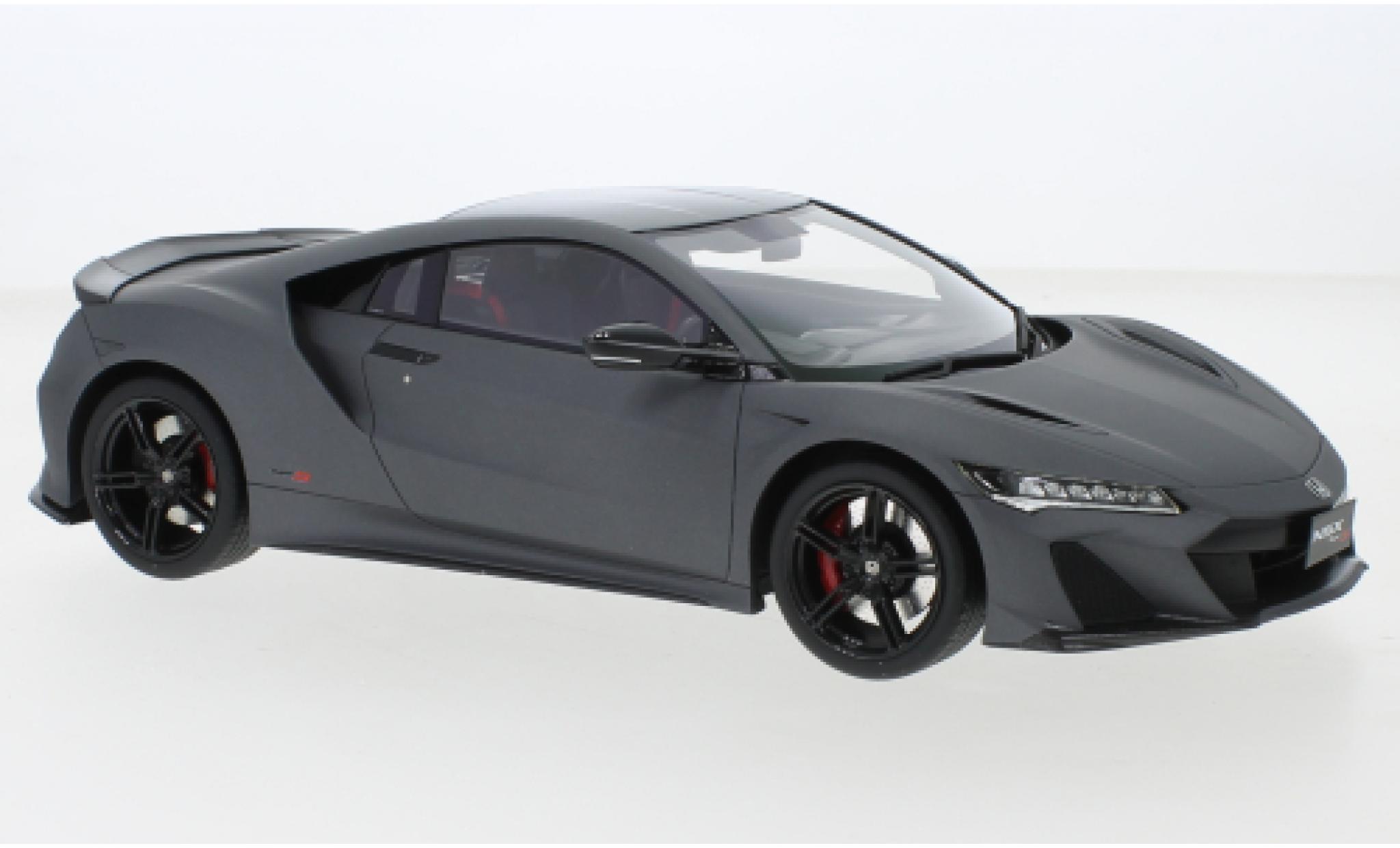 Honda NSX 1/18 Top Speed Type S matt-grijs RHD 2022 modelauto