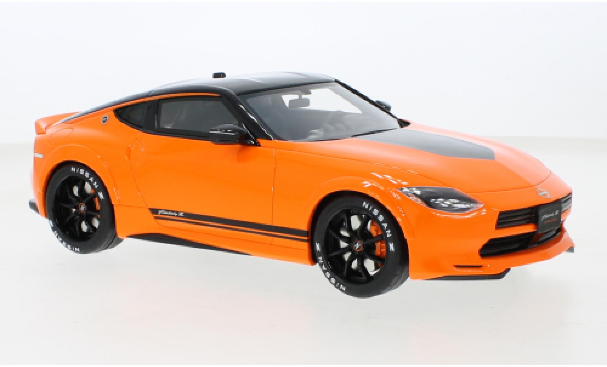 Nissan Fairlady Z 1/18 Top Speed Customized Proodo oranje 2023 modelauto