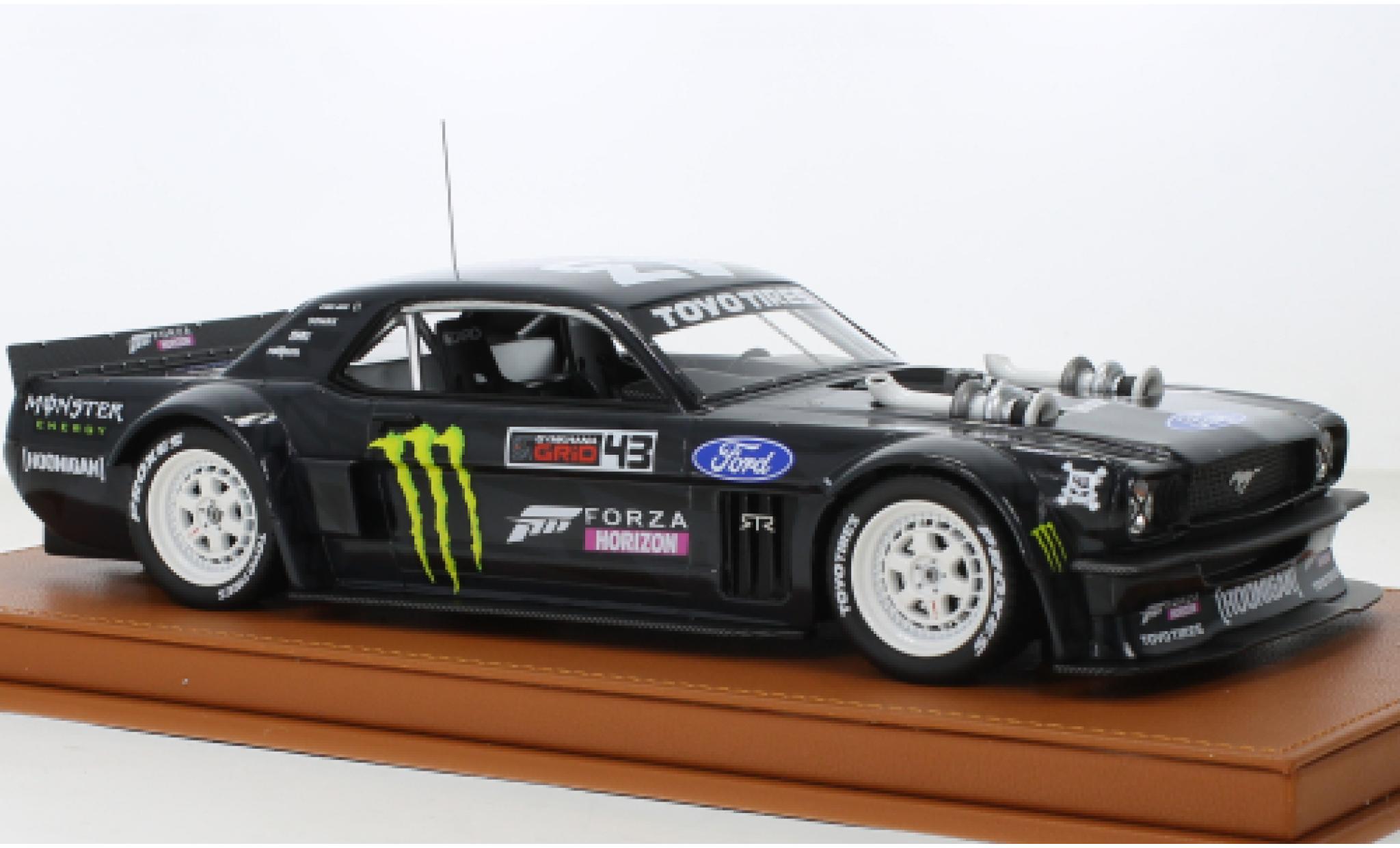 Ford Mustang 1/18 Topmarques Collectibles Hoonigan matte zwart 1965 modelauto