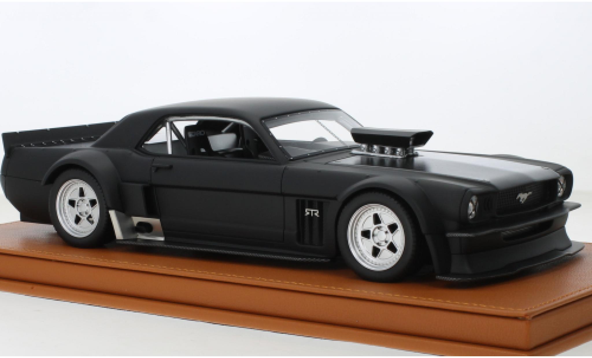 Ford Mustang 1/18 Topmarques Collectibles matte zwart 1965 modelauto