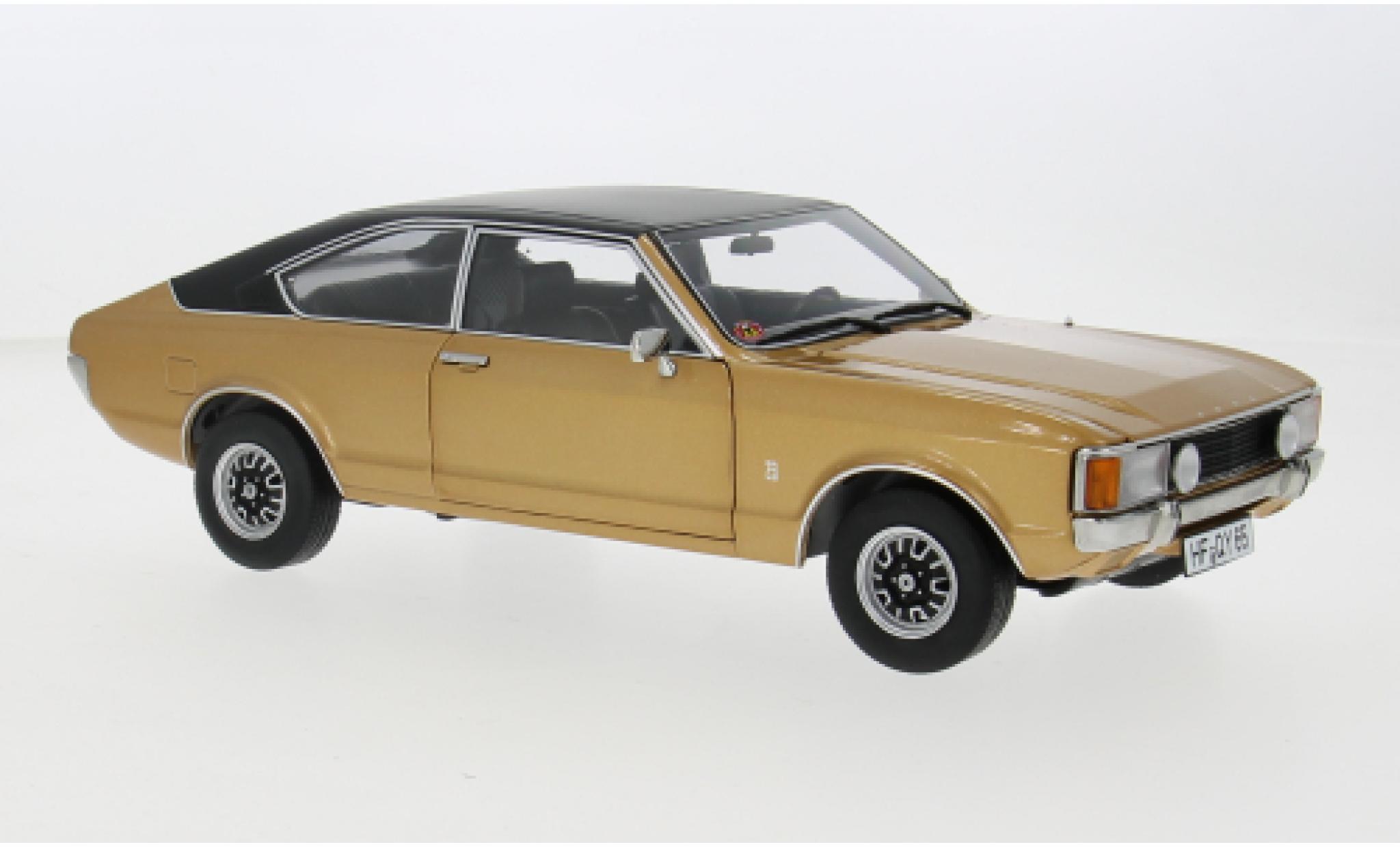 Ford Granada 1/18 Touring Consul Coup&eacute; Serie 2 gold/zwart 1975 1:18 modelauto