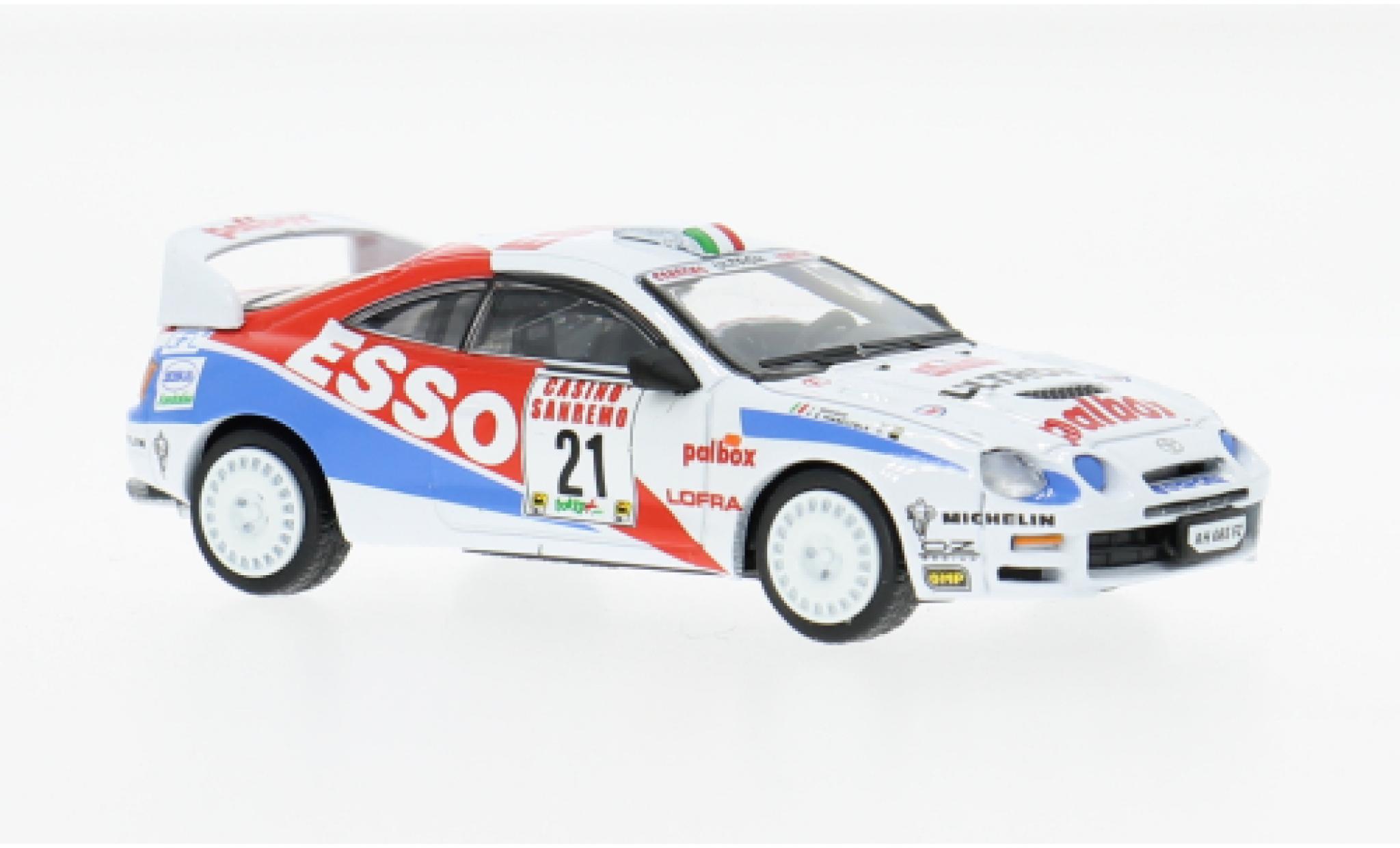 Toyota Celica 1/64 BM Creations ST205 Rally San Remo 1996 Esso #21 G.Pianezzola/L.Roggia 1:64 modelauto