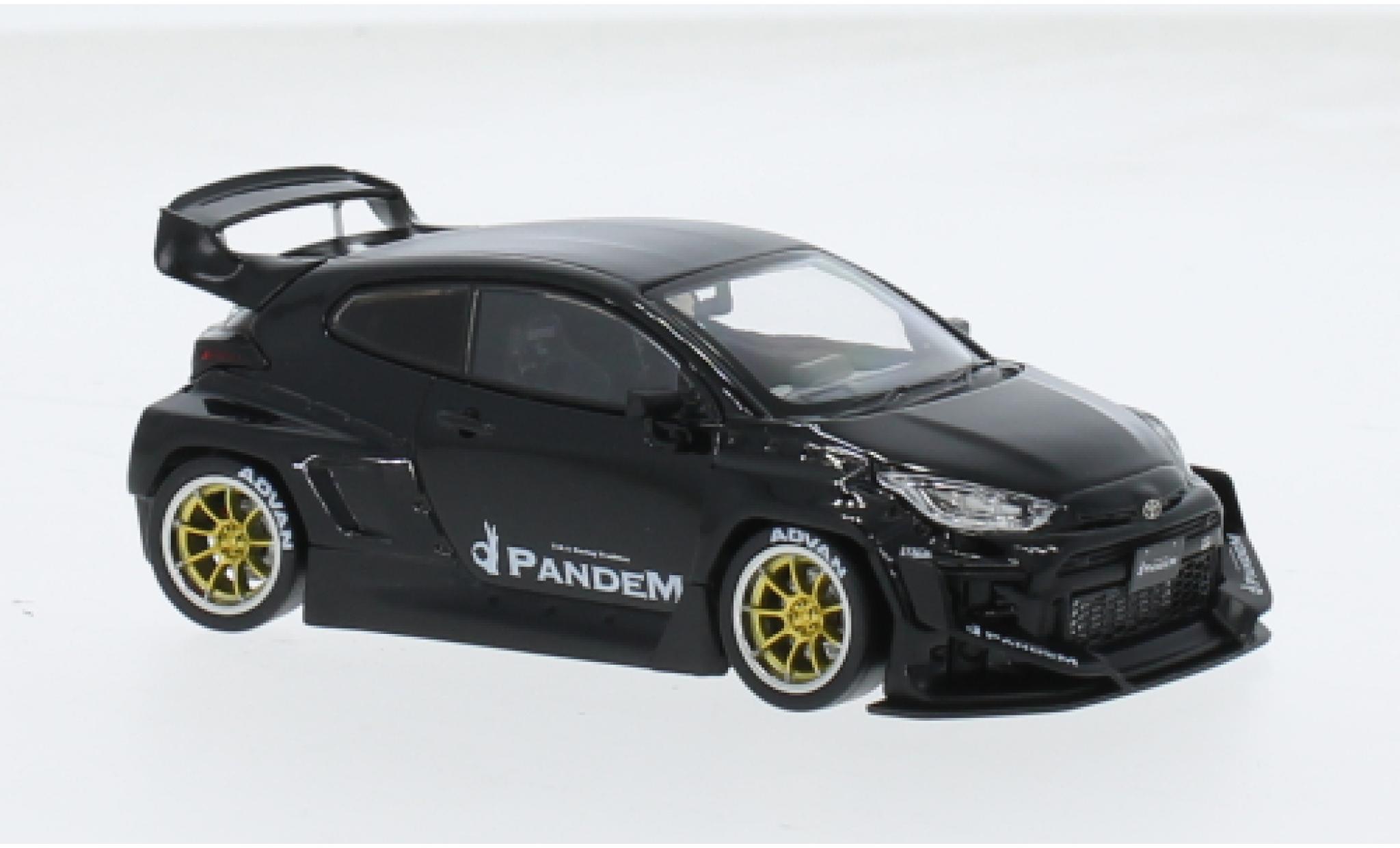 Toyota Yaris 1/43 IXO GR Pandem zwart 1:43 modelauto
