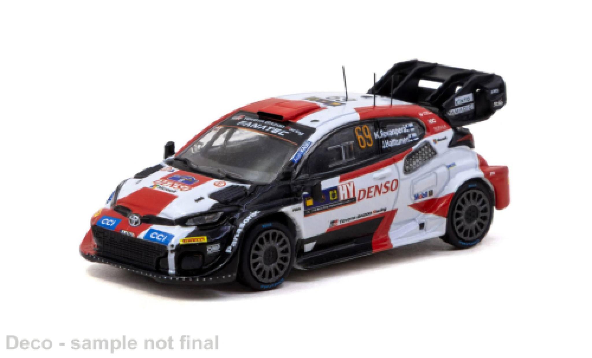 Toyota Yaris 1/64 Tarmac Works GR Rally 1 Hybrid Central European Rally 2023 K.Rovanper&auml; 1:64 modelauto