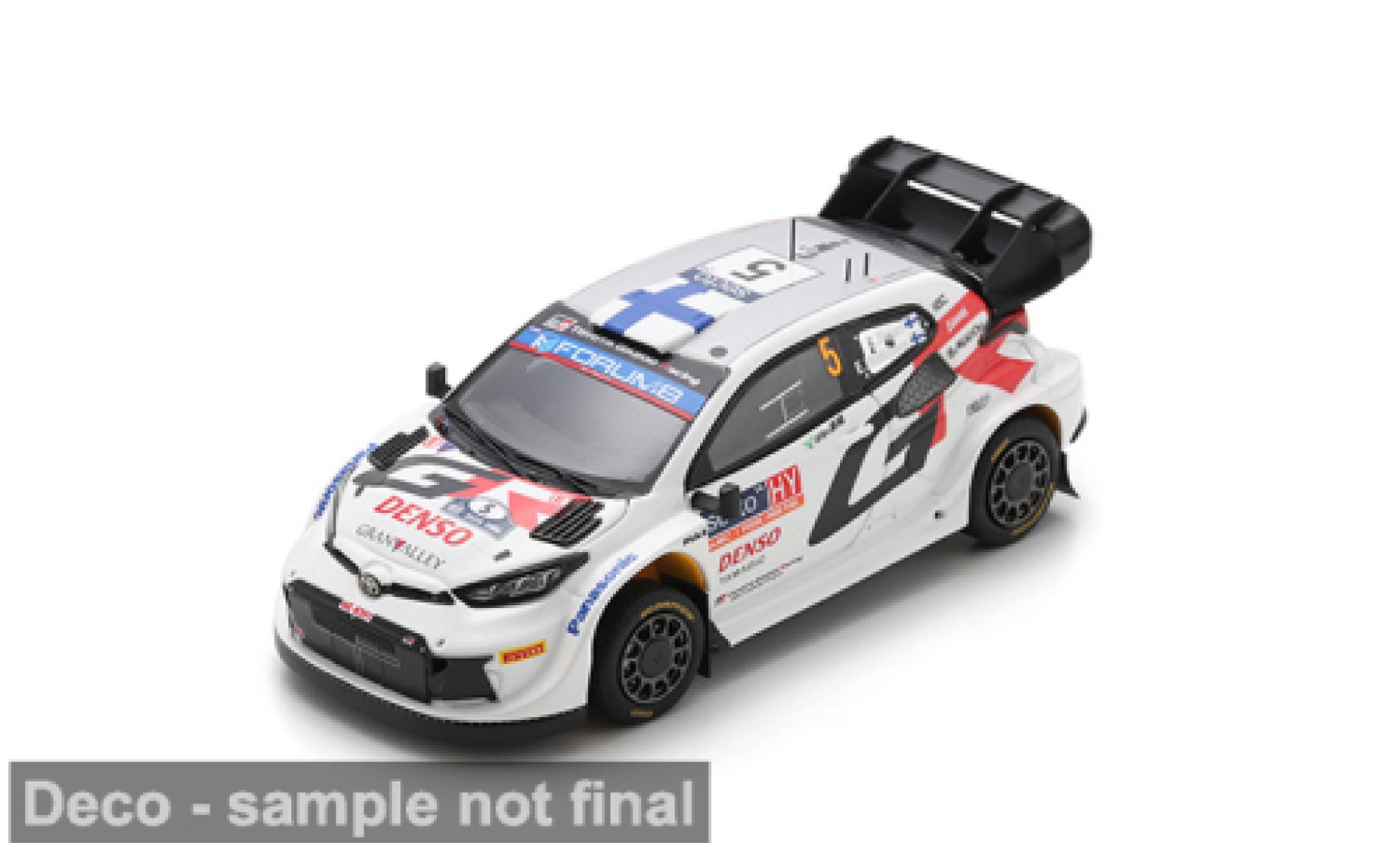 Toyota Yaris 1/43 Spark GR Rally1 Hybrid Rally Finland 2024 #5 S.Pajari/E.M&auml;lk&ouml;nen 1:43 modelauto