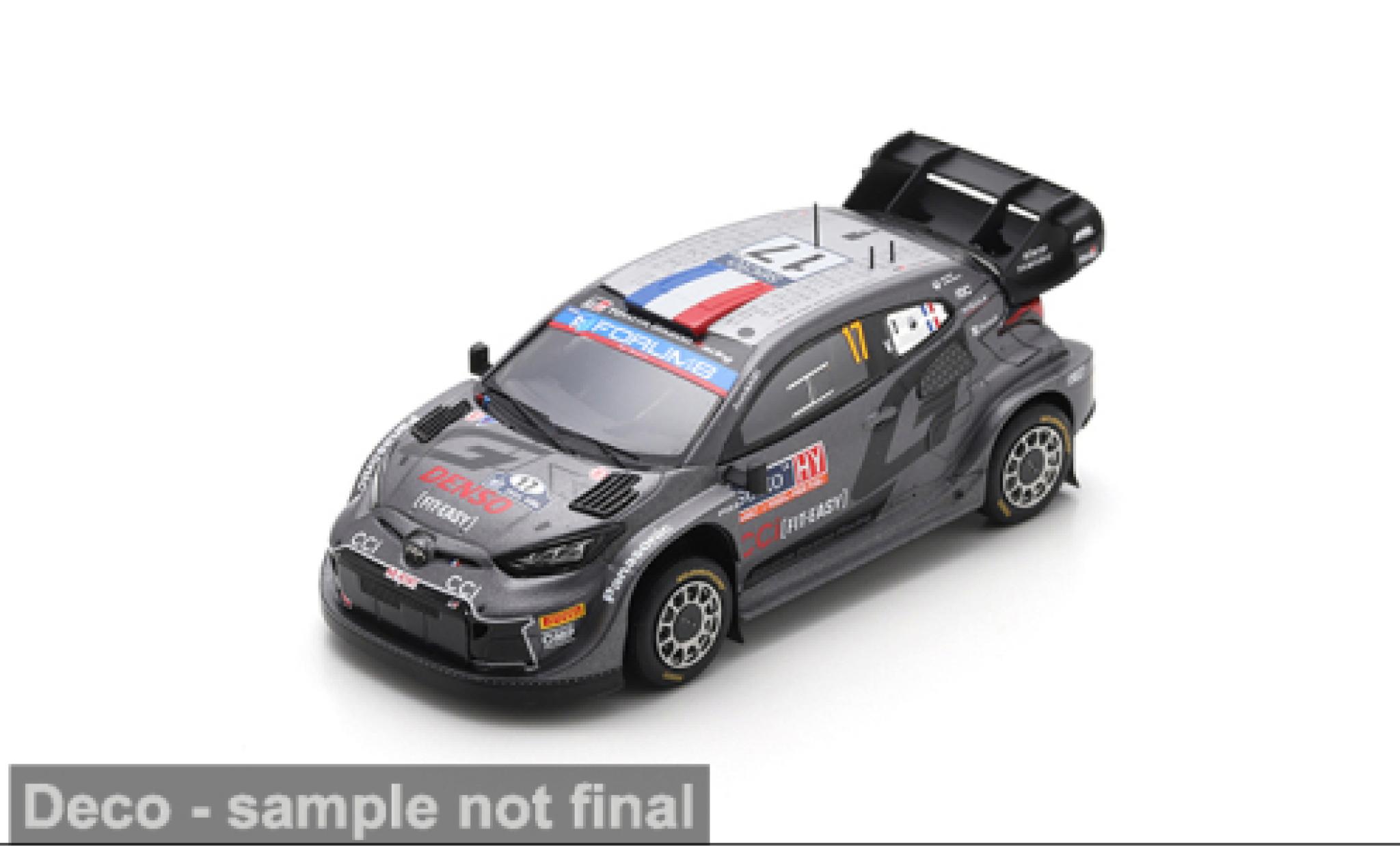 Toyota Yaris 1/43 Spark GR Rally1 Hybrid Rally Finnland 2024 #17 S.Ogier/V.Landais 1:43 modelauto
