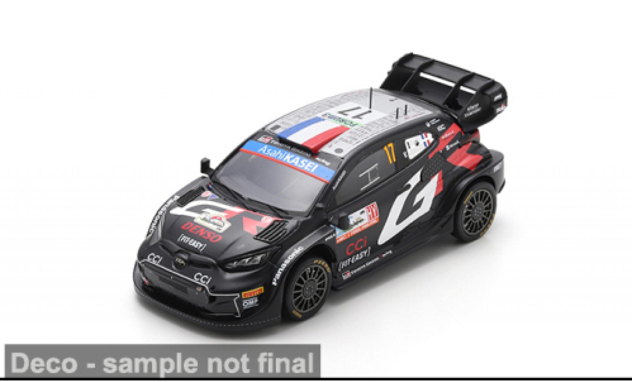Toyota Yaris 1/43 Spark GR Rally1 Hybrid Rally Japan 2024 #17 S.Ogier/V.Landais 1:43 modelauto