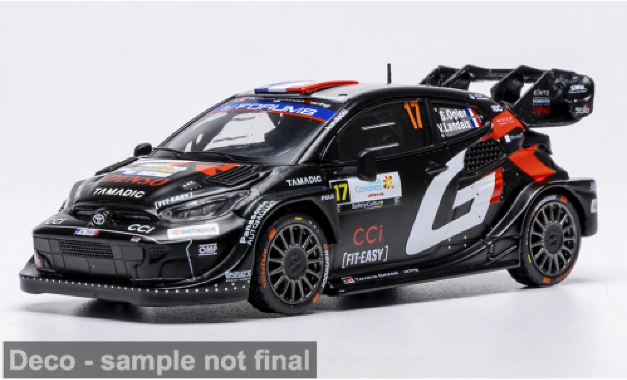 Toyota Yaris 1/43 IXO GR Rally1 Rally Islas Canaris 2025 #69 K.Rovanper&auml;/J.Halttunen 1:43 modelauto