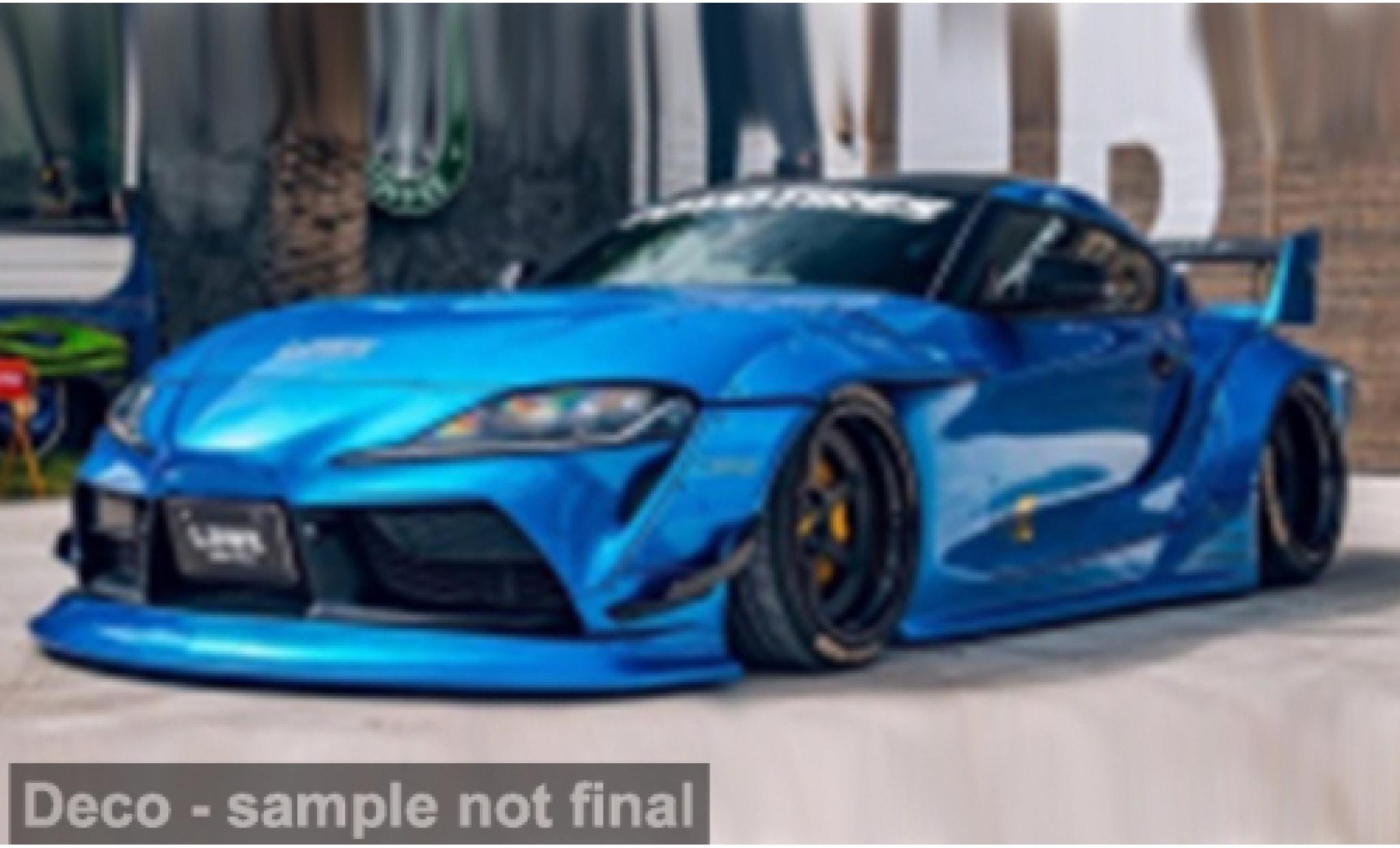 Toyota Supra 1/18 Solido GR blauw 2025 1:18 modelauto
