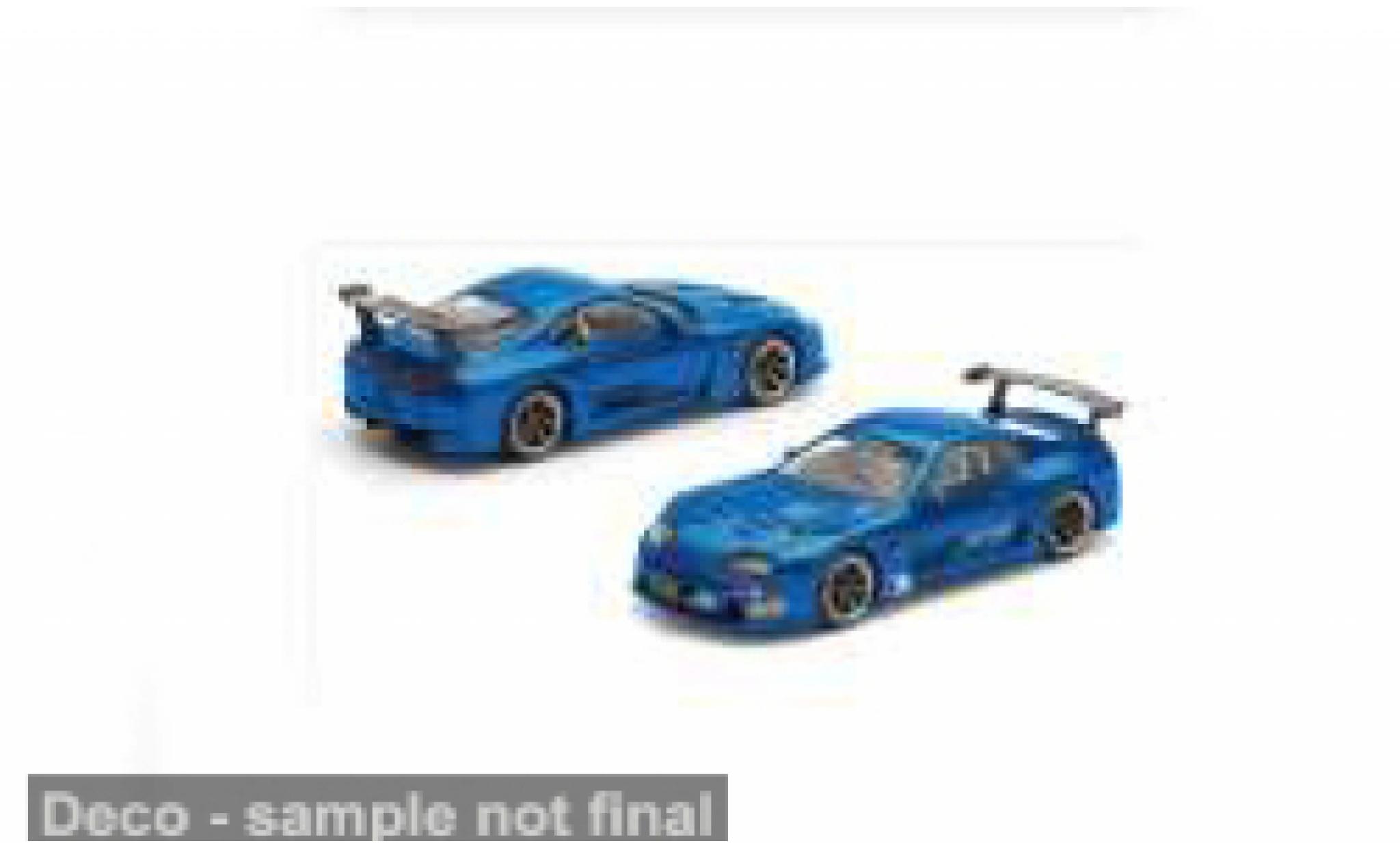 Toyota Supra 1/64 Pop Race GT500 (A80) blauw 1:64 modelauto