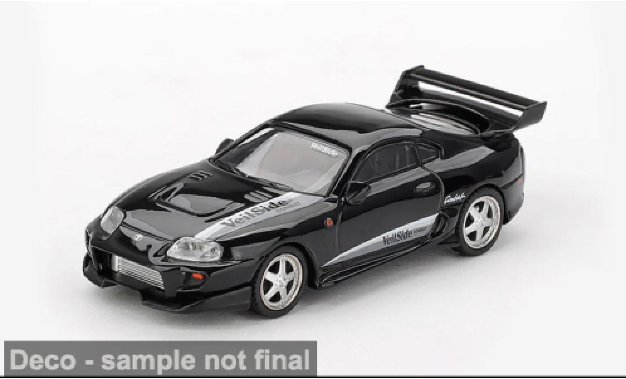 Toyota Supra 1/64 Mini GT MK4 (A80) zwart 2011 1:64 modelauto
