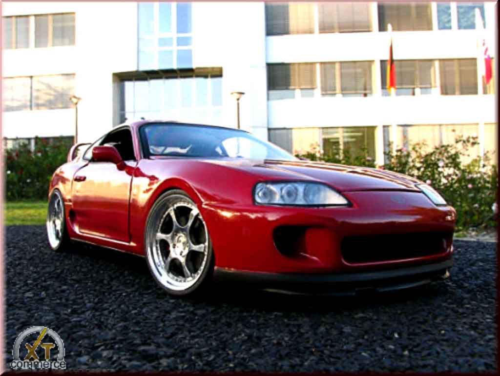 Toyota Supra 1/18 Kyosho rood jantes 8j x 18 aluminum hmc modelauto
