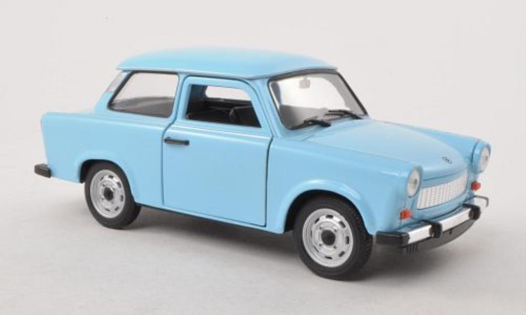 Trabant 601 1/24 Welly blauw modelauto