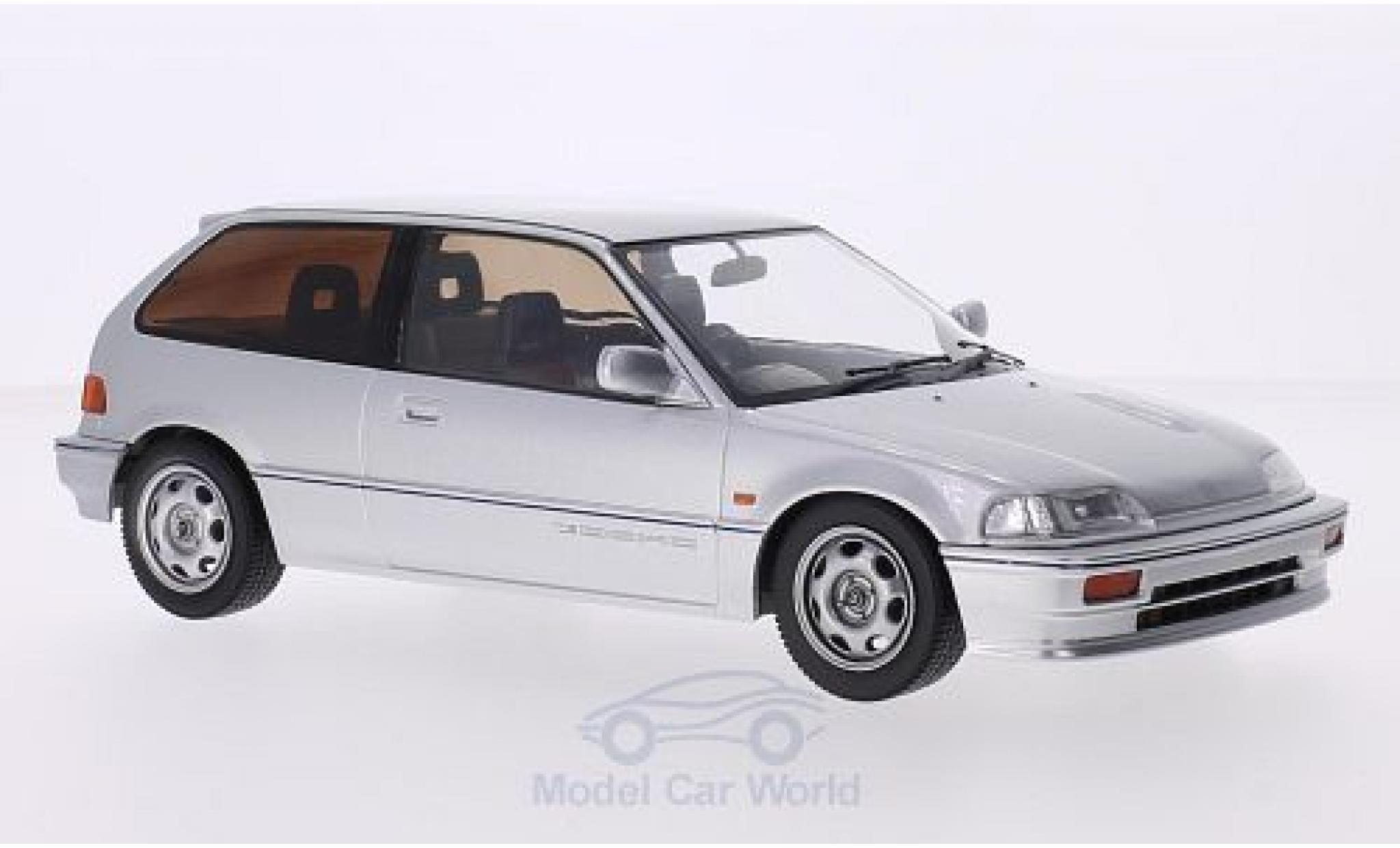 Honda Civic 1/18 Triple 9 Collection (EF3) Si grijs RHD 1987 3-T&uuml;rer modelauto