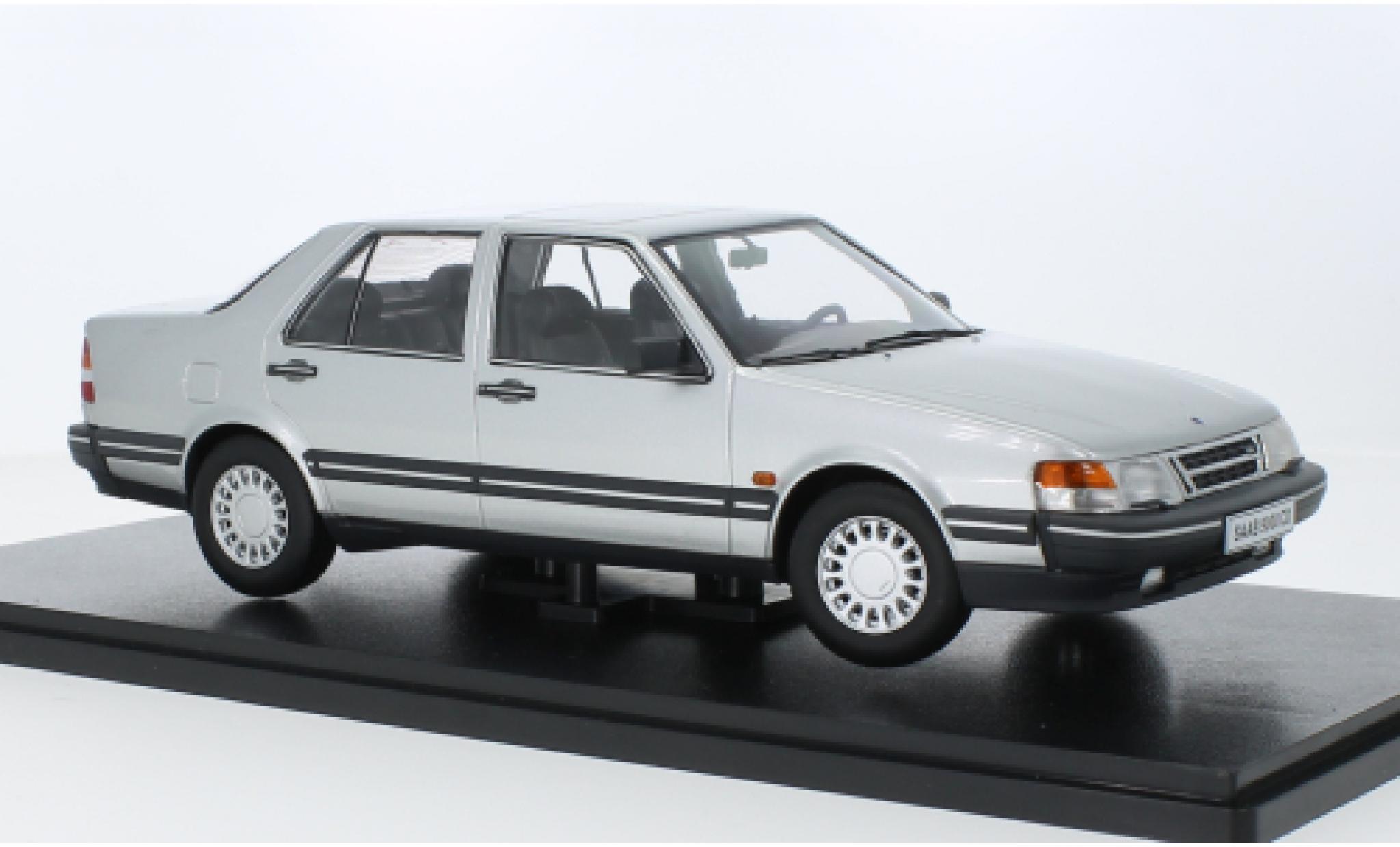 Saab 9000 1/18 Triple 9 Collection CD Turbo grijs 1990 1:18 modelauto