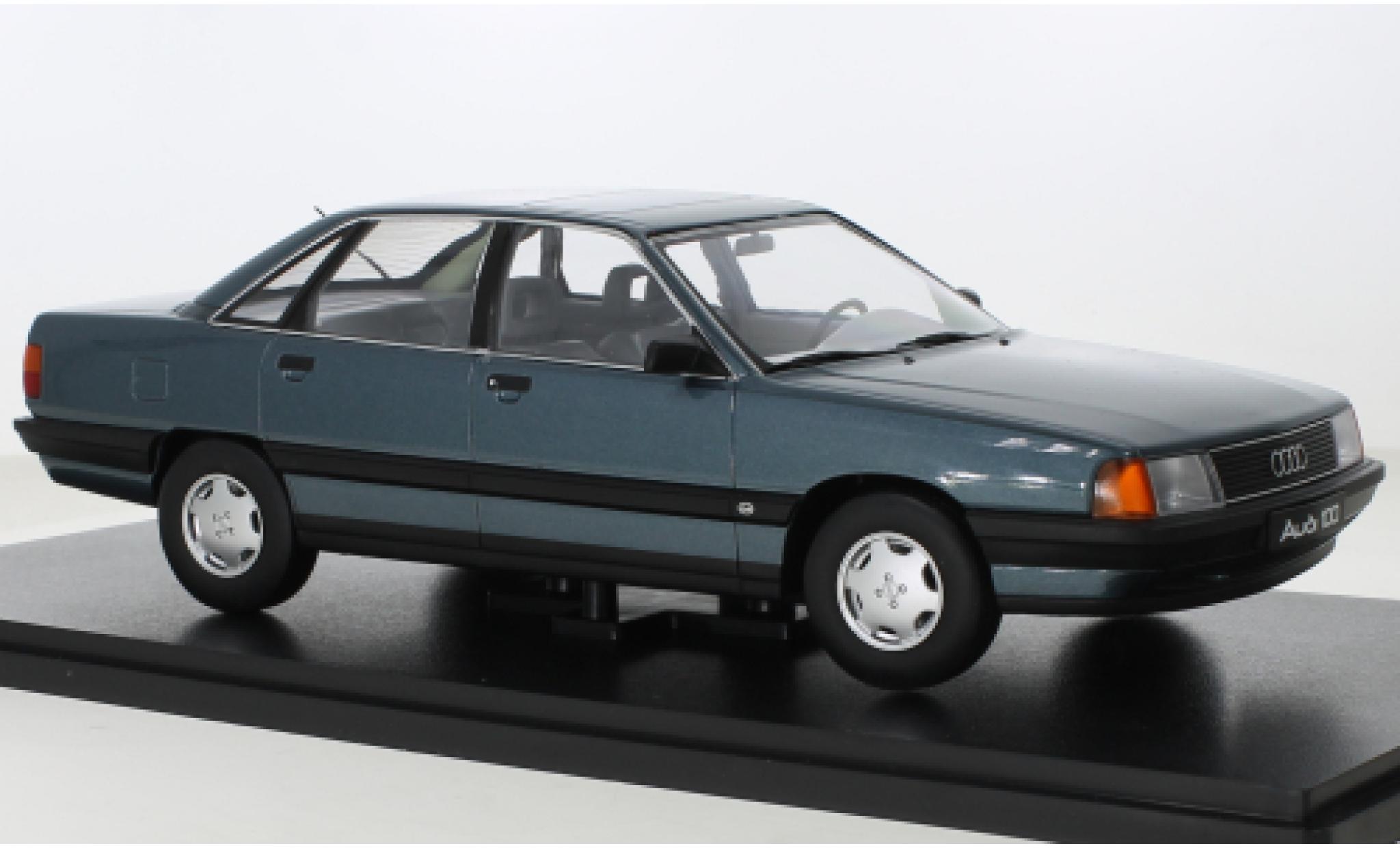 Audi 100 1/18 Triple 9 Collection (C3) metallic turquoise 1989 modelauto