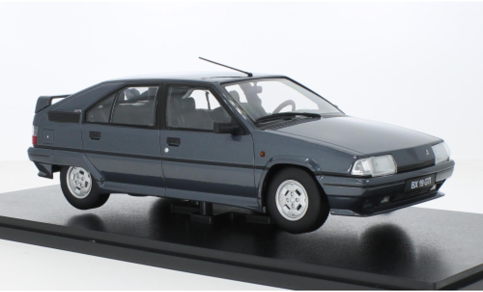 Citroen BX 1/18 Triple 9 Collection GTI metallic grijs 1990 modelauto