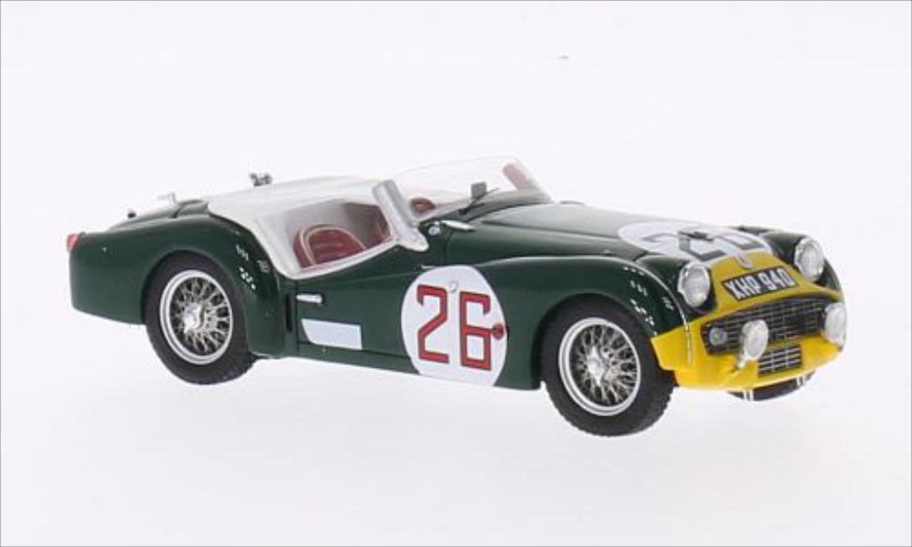 Triumph TR3 S 1/43 Spark S RHD No.26 24h Le Mans 1959 /M.roodhschild modelauto