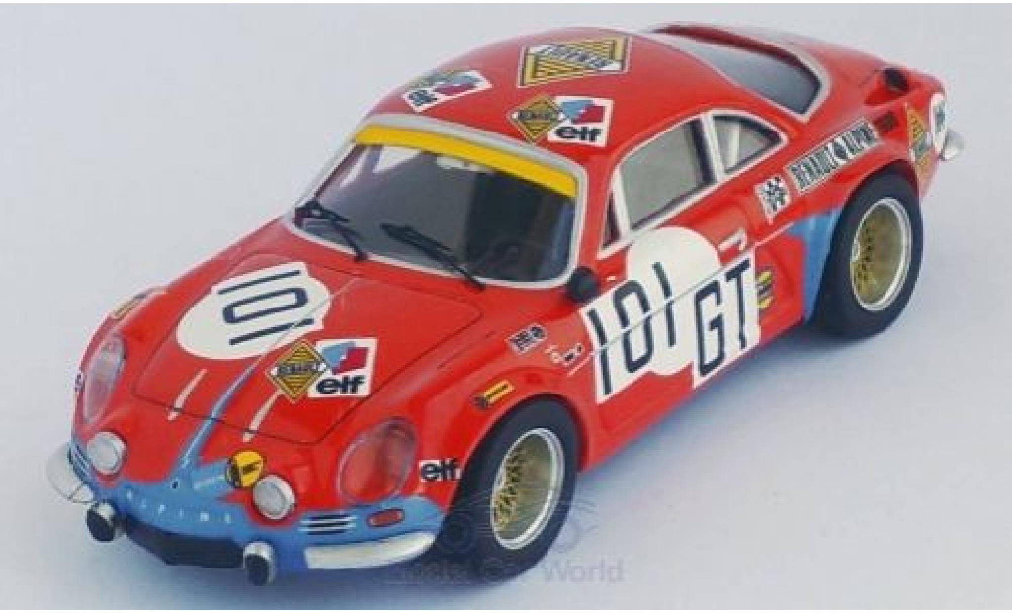 Alpine A110 1/43 Trofeu Renault No.101 Deutsche Renault Automobile 1000 Km N&uuml;rburgring 1971 H.Schulze-Schwering/T.Betzler modelauto