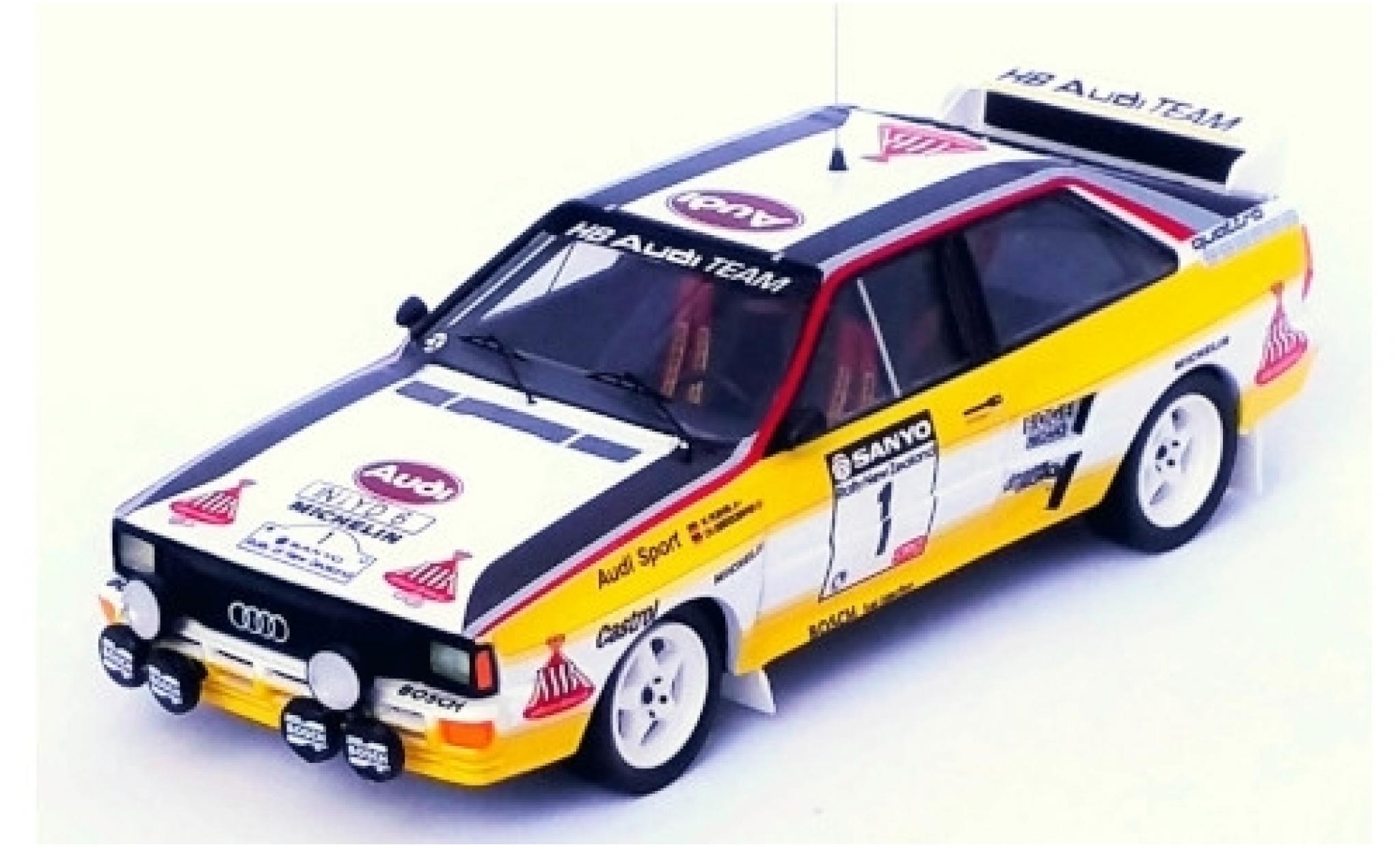 Audi Quattro 1/43 Trofeu No.1 HB Team HB Rallye New Zealand 1984 W.R&ouml;hrl/C.Geistd&ouml;rfer modelauto