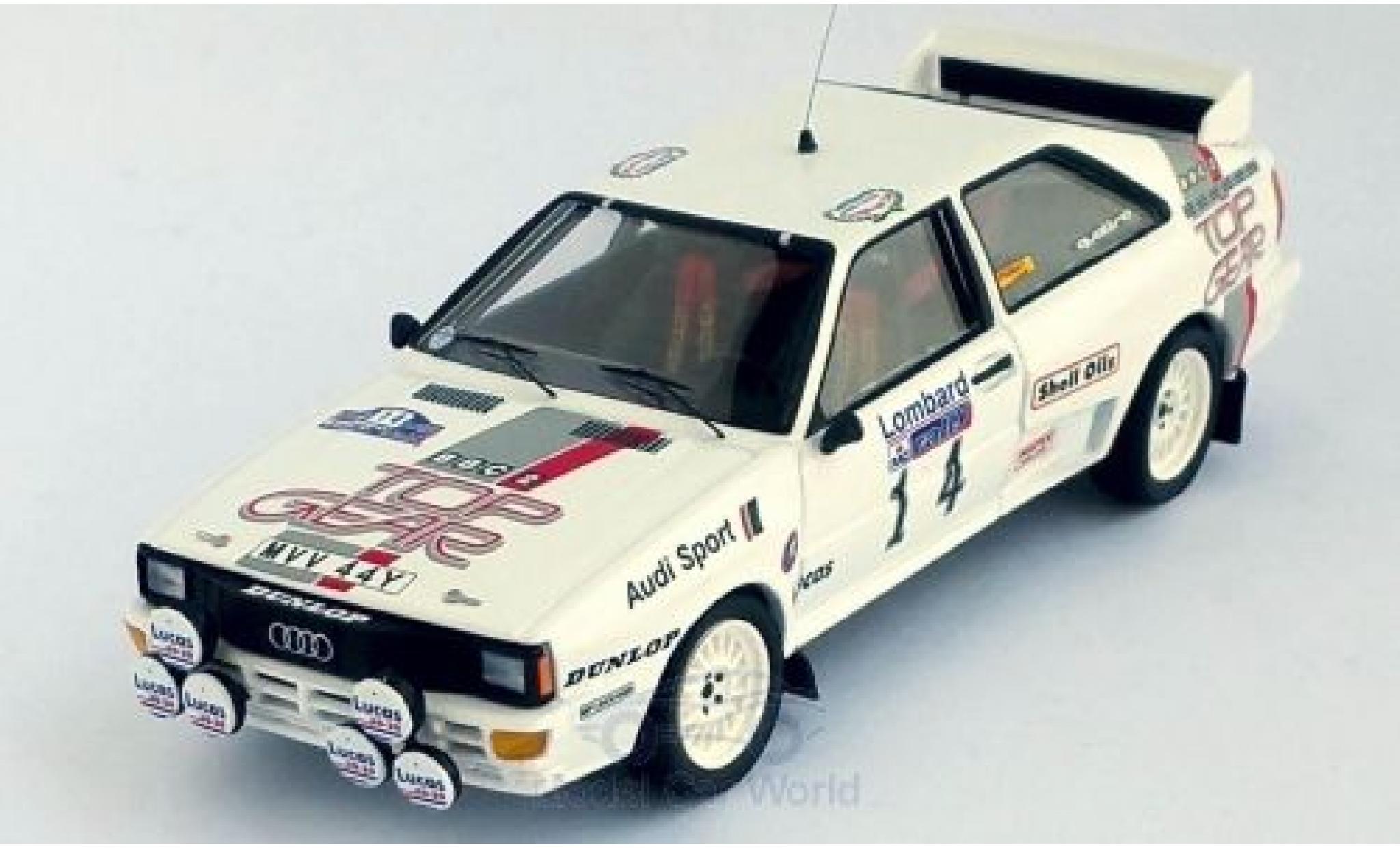 Audi Quattro 1/43 Trofeu quattro No.14 Top Gear Rallye WM RAC Rallye 1984 M.Wilson/N.Harris modelauto
