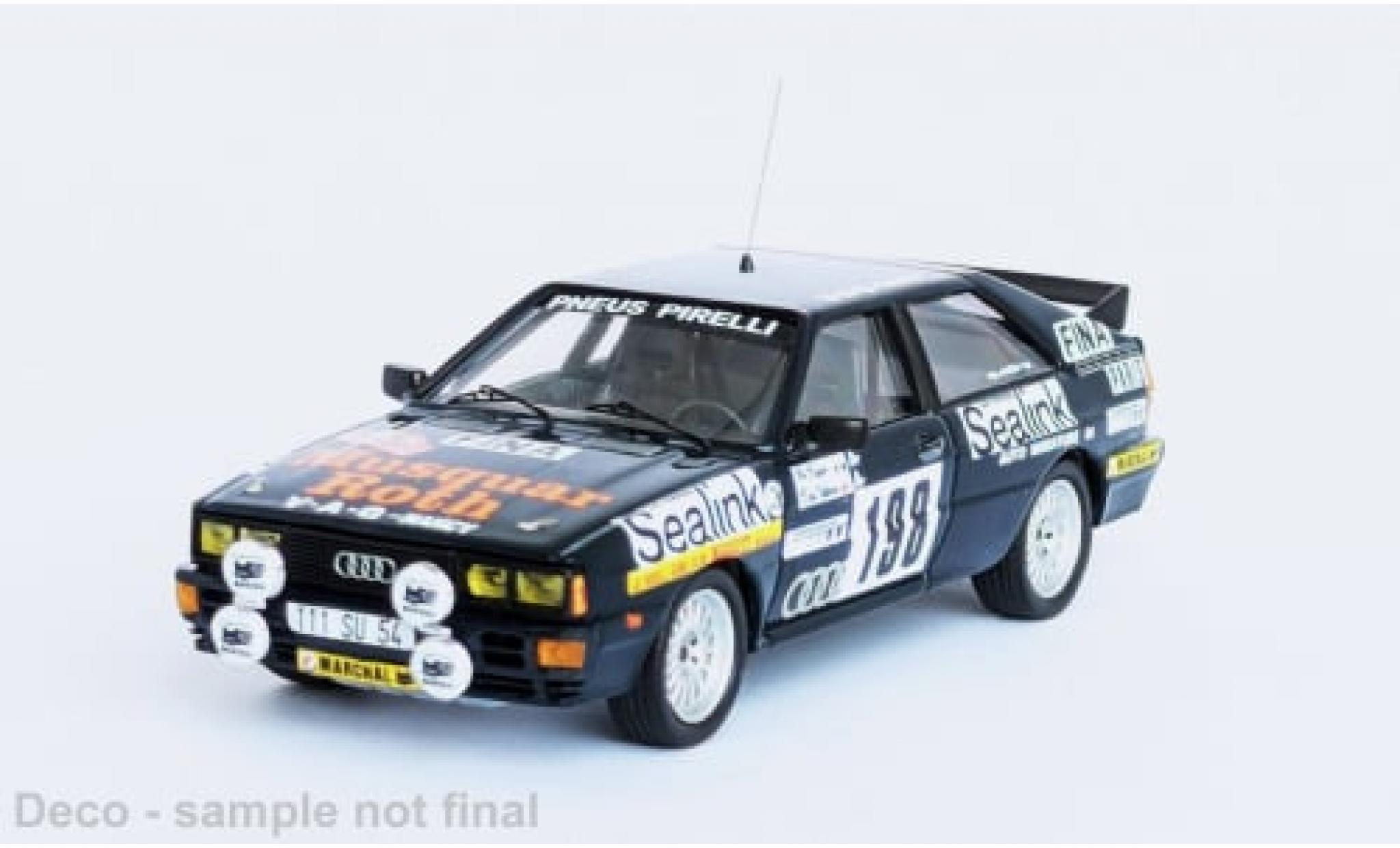 Audi Quattro 1/43 Trofeu No.198 Rallye WM Rallye Monte Carlo 1982 1:43 modelauto
