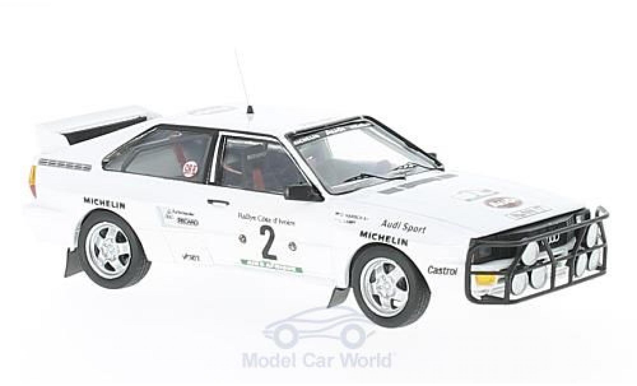 Audi Quattro 1/43 Trofeu quattro No.2 Rallye WM Rallye Bandama 1983 L.Lampi/O.Harsch modelauto