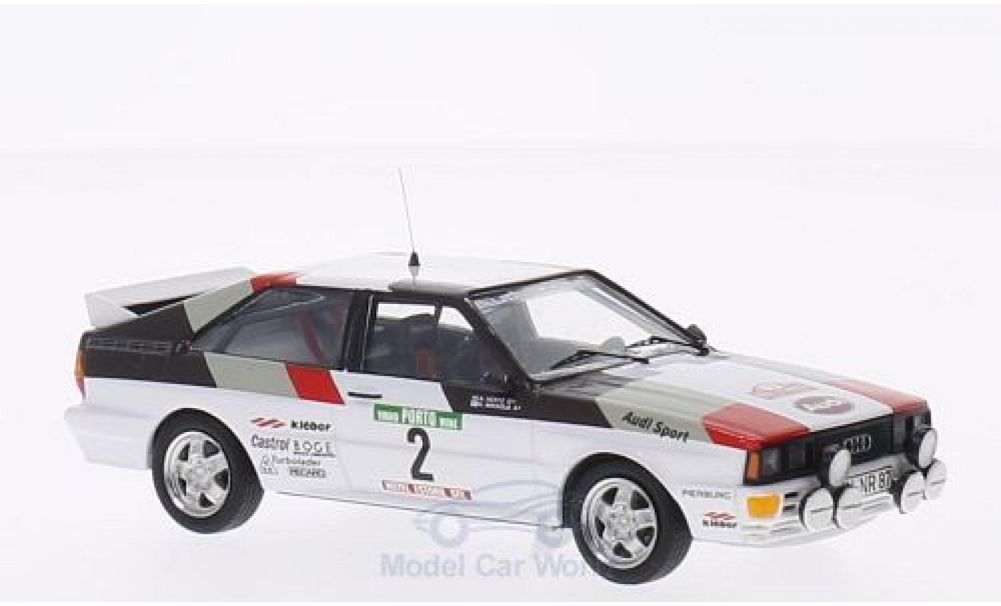 Audi Quattro 1/43 Trofeu No.2 Rallye WM Rallye Portugal 1981 H.Mikkola/A.Hertz modelauto