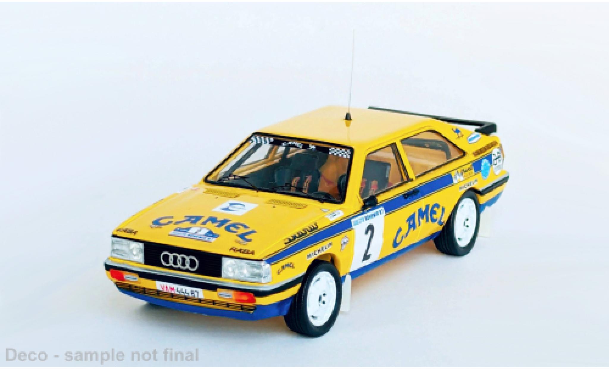 Audi Quattro 1/43 Trofeu quattro Rally Bohemia 1987 #2 1:43 modelauto