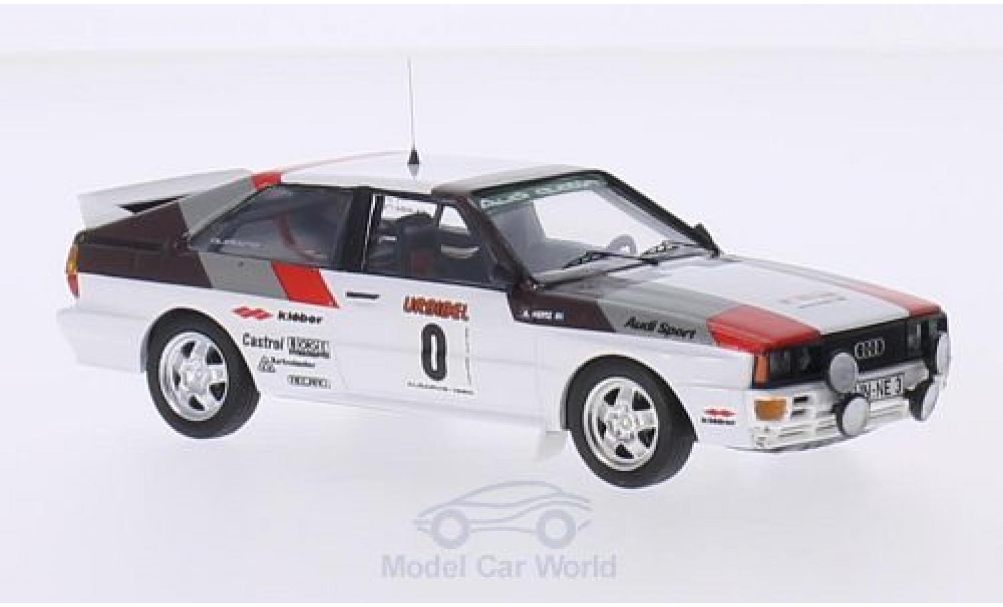 Audi Quattro 1/43 Trofeu quattro Rallye WM Rallye Algarve 1980 H.Mikkola/A.Hertz modelauto