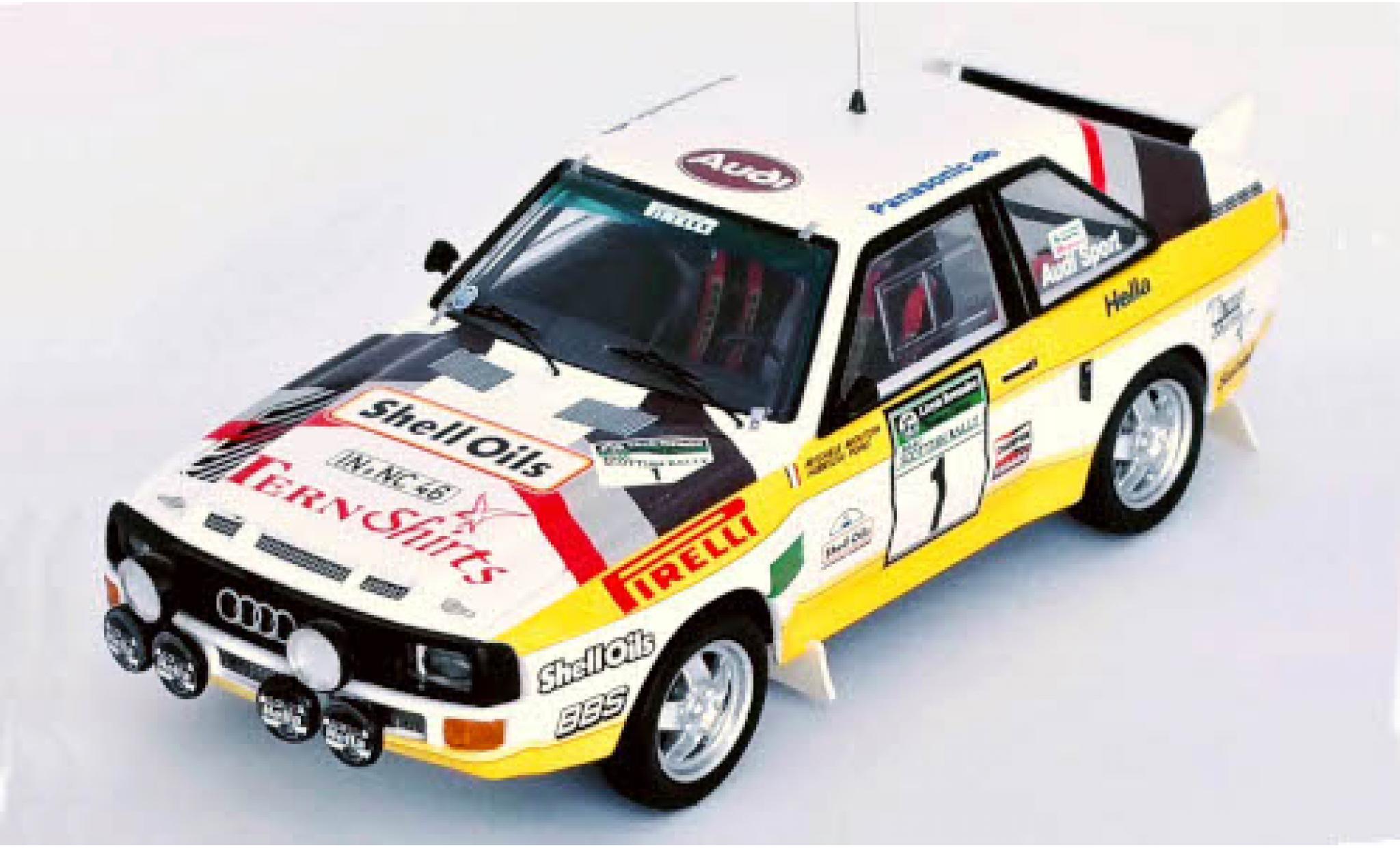 Audi Sport Quattro 1/43 Trofeu Sport quattro No.1 S Oils Scottish Rally 1985 M.Mouton/F.Pons modelauto