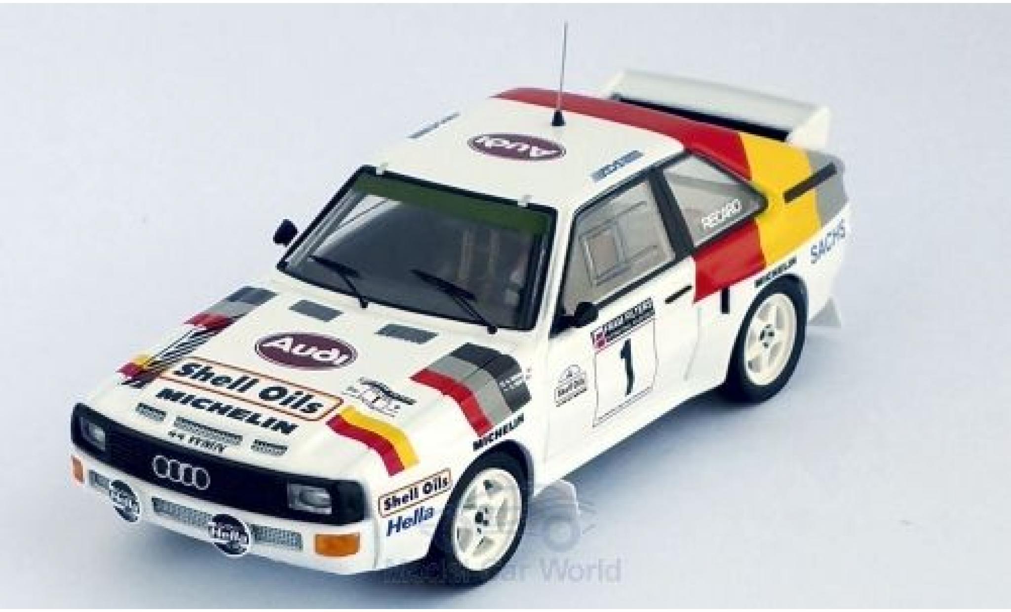 Audi Sport Quattro 1/43 Trofeu Sport quattro No.1 Welsh Rally 1986 H.Mikkola/A.Hertz modelauto