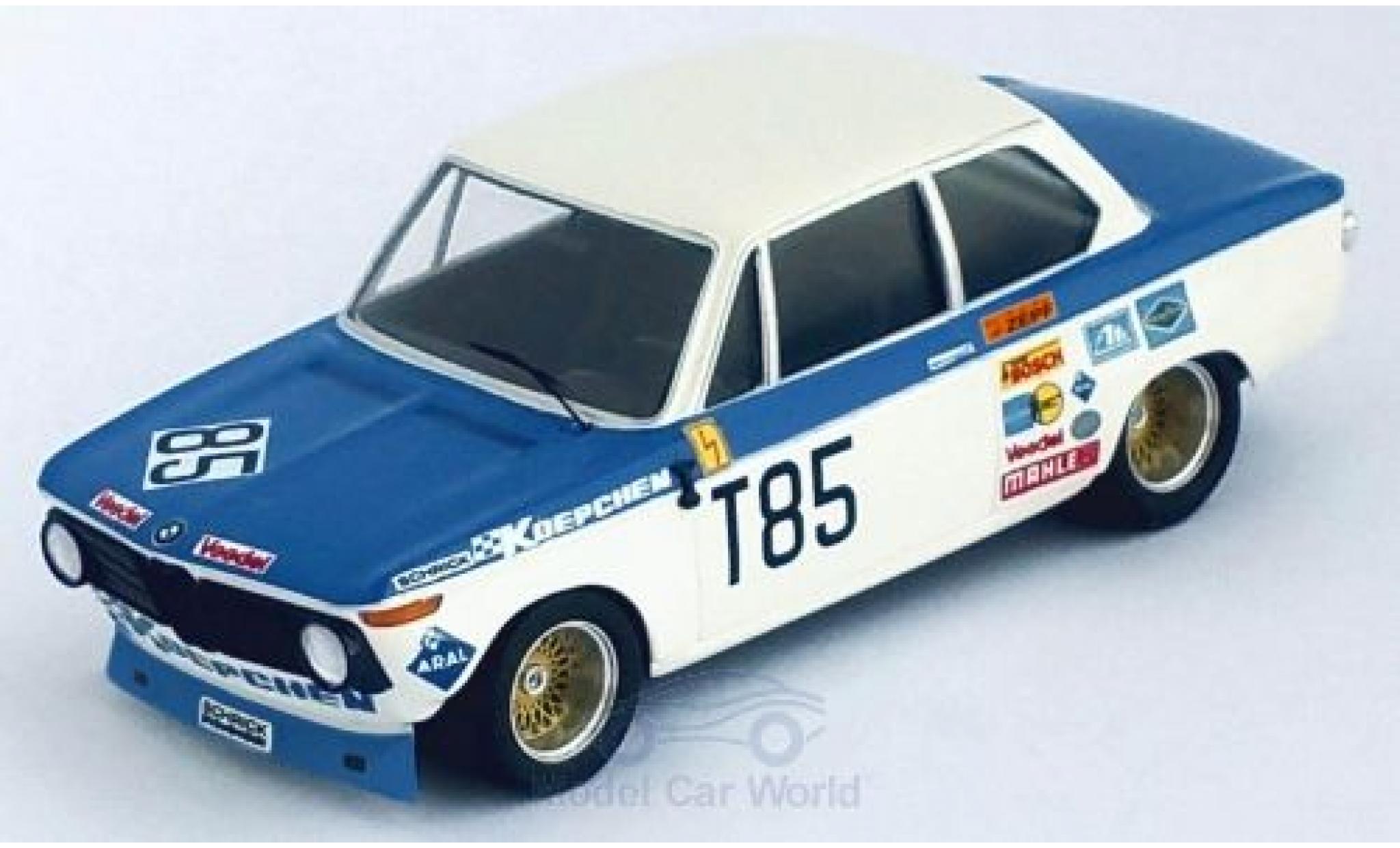 Bmw 2002 1/43 Trofeu ti No.85 1000 Km N&uuml;rburgring 1973 H.Kelleners/T.Pilette modelauto