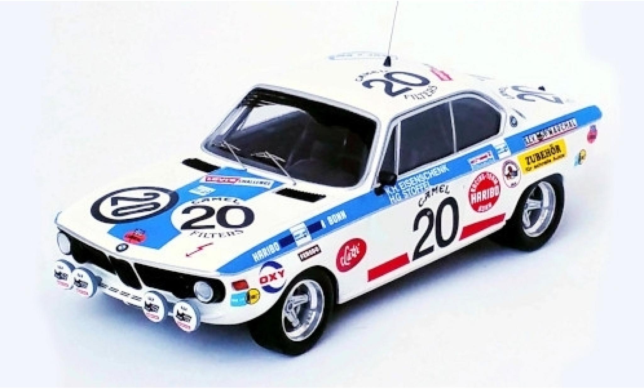 Bmw 2800 1/43 Trofeu CS No.20 24h Spa 1971 K-H.Eisenschenk/H-G.Stoffel modelauto