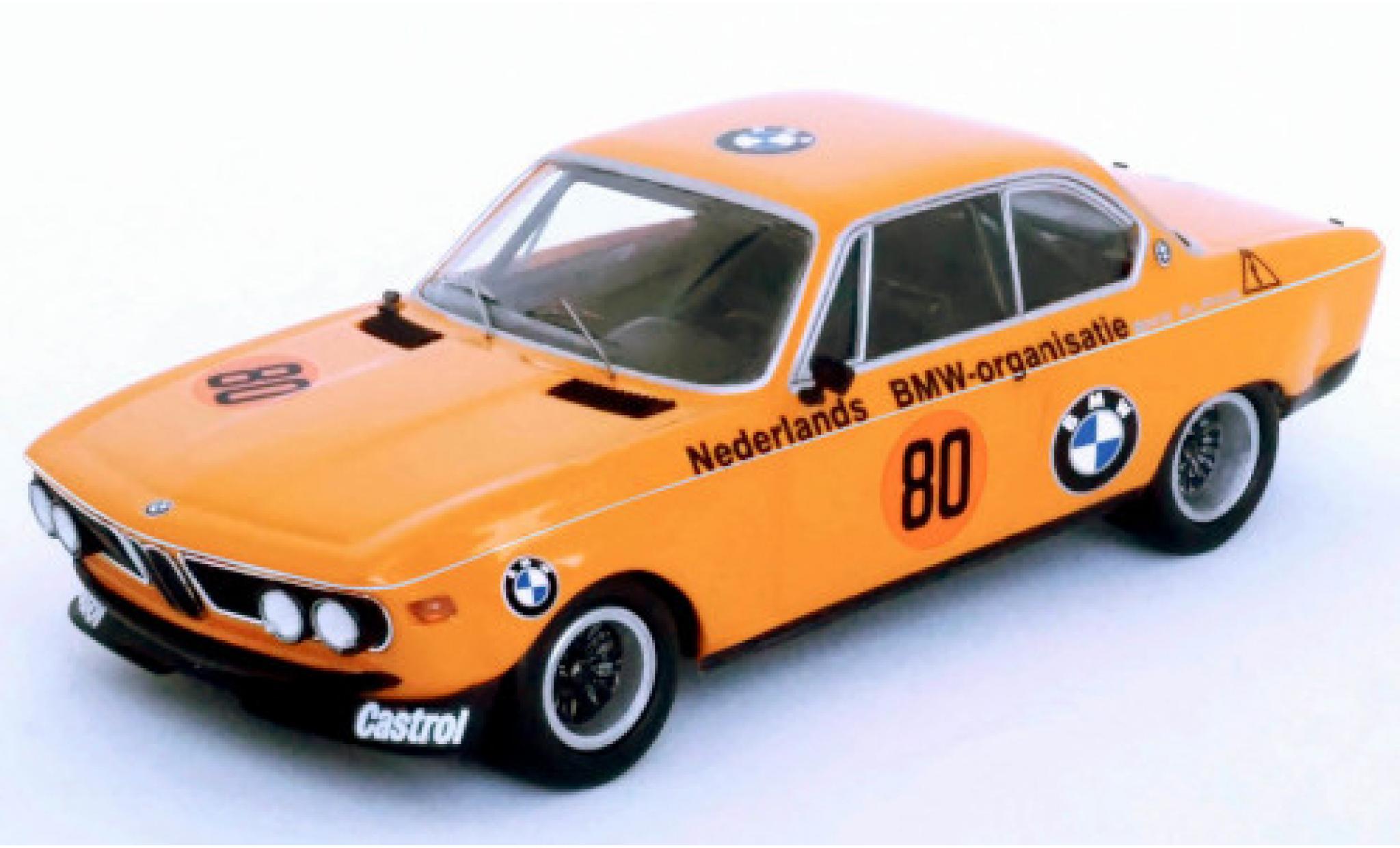 Bmw 2800 1/43 Trofeu CS No.80 Alpina Zandvoort 1972 R.Slotemaker modelauto
