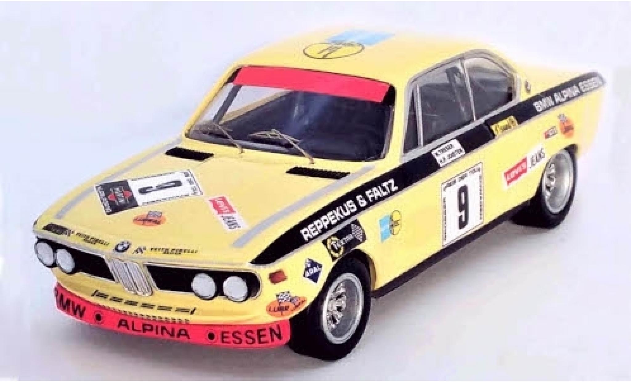 Bmw 2800 1/43 Trofeu CS No.9 6h N&uuml;rburgring 1971 H.P.Joisten/W.Treser modelauto