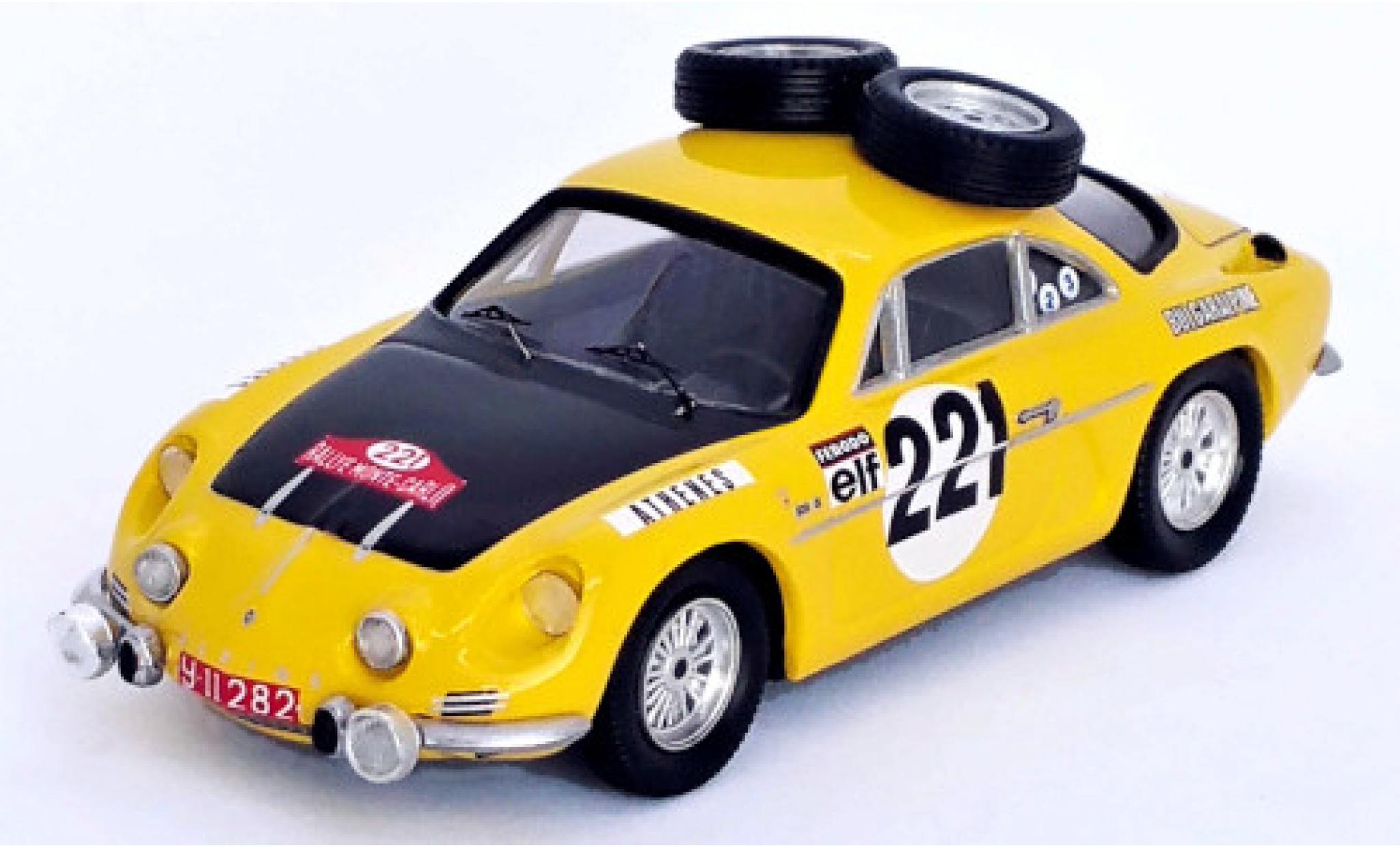 Alpine A110 1/43 Trofeu Bulgaralpine No.221 Rallye Monte Carlo 1969 I.Chubrikov/K.Chubrikov modelauto