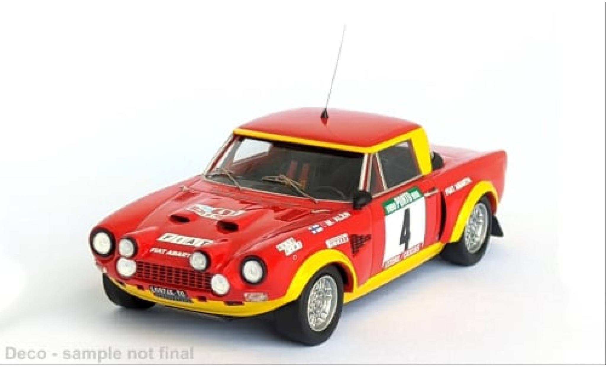 Fiat 124 1/43 Trofeu Abarth Rallye No.4 Rallye WM Rallye Portugal 1975 1:43 modelauto