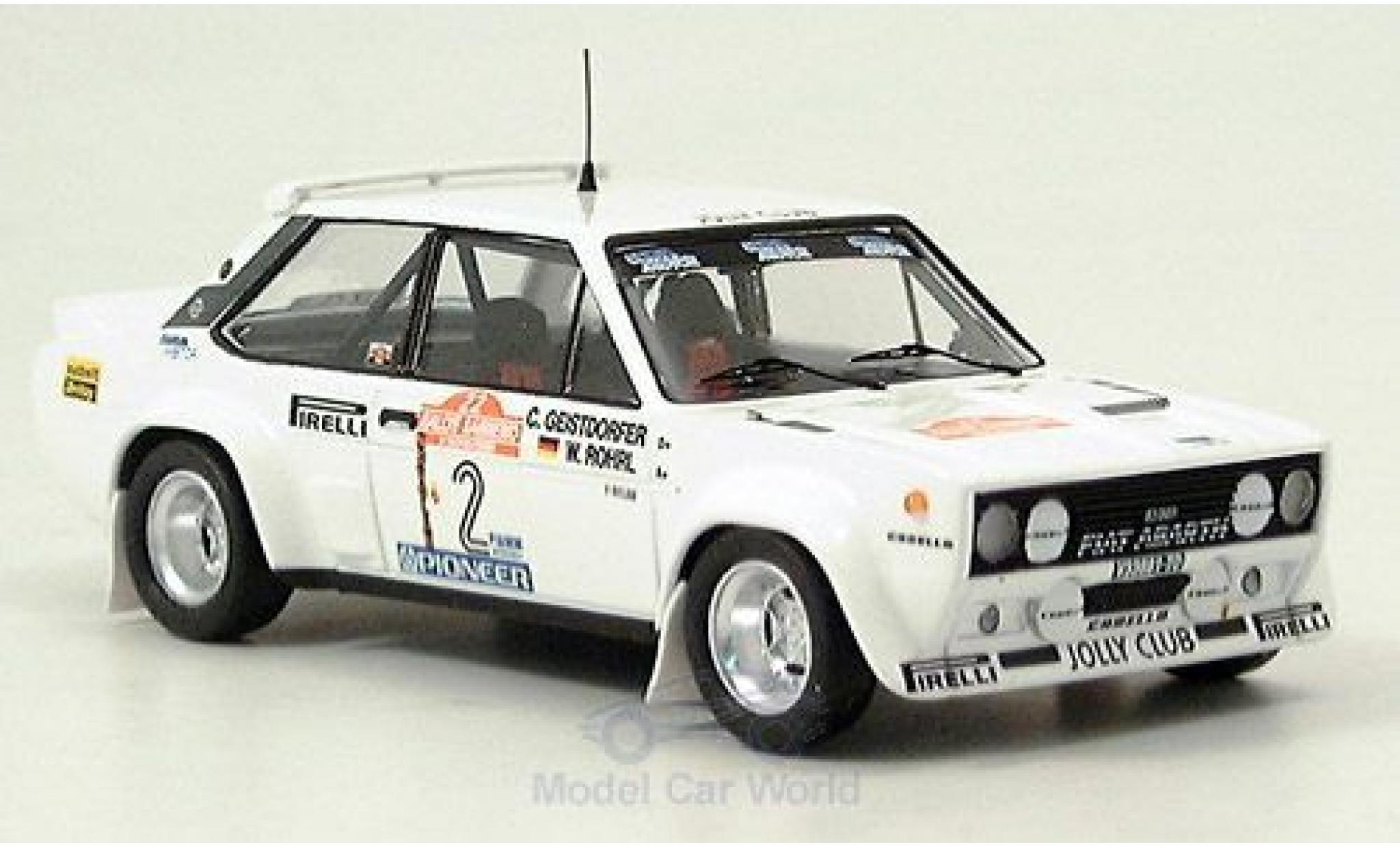 Fiat 131 Abarth 1/43 Trofeu Abarth No.2 Rallye Sanremo 1980 D.Fr&ouml;hlich/C.Geistd&ouml;rfer modelauto