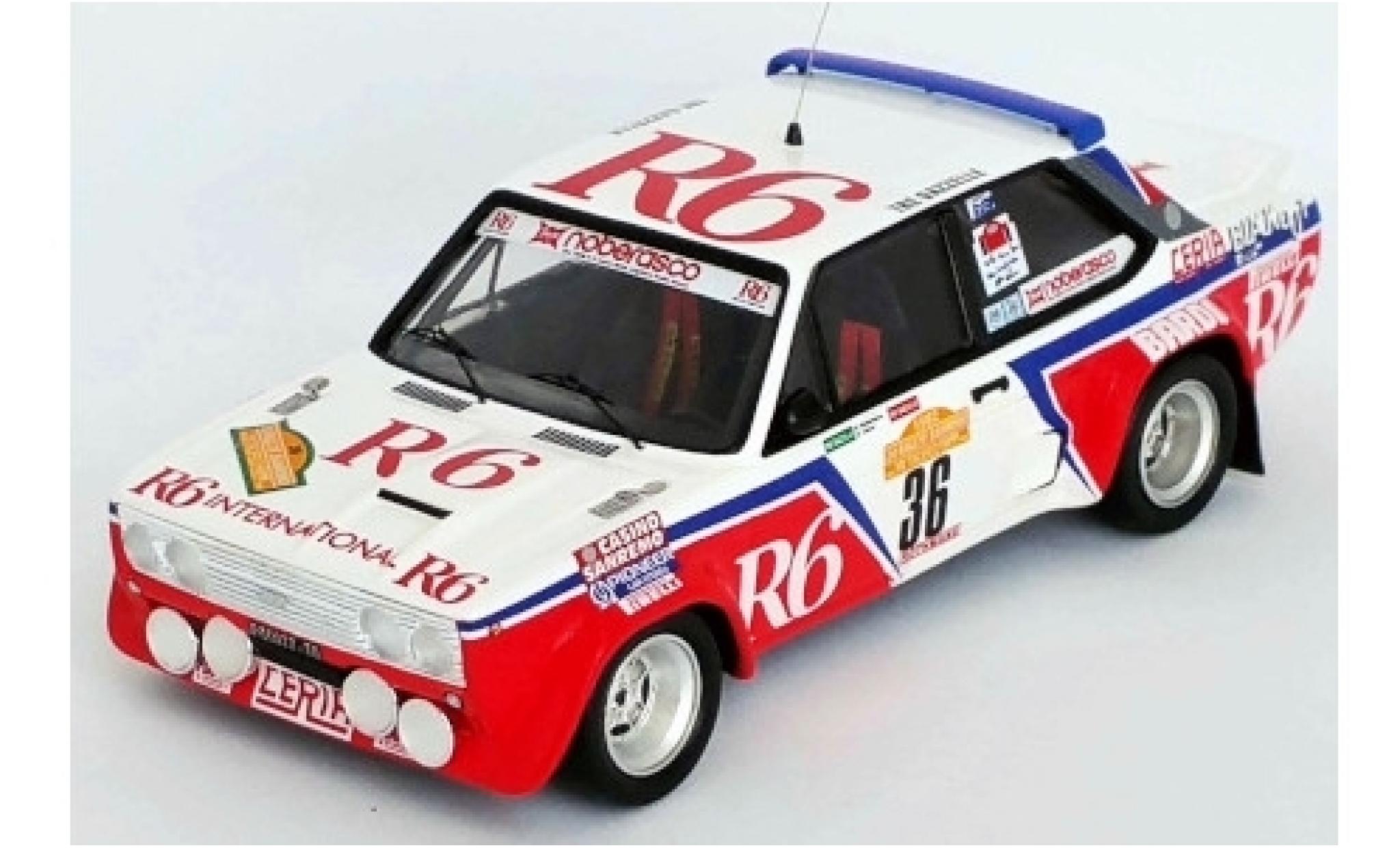 Fiat 131 1/43 Trofeu Abarth No.36 R6 Rallye WM Rally San Remo 1982 G.Noberasco/D.Cianci modelauto