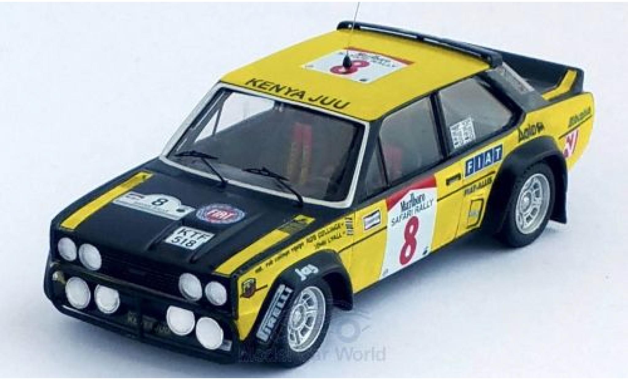 Fiat 131 1/43 Trofeu Abarth No.8 Safari Rallye 1981 R.Colinge/J.Lyall modelauto