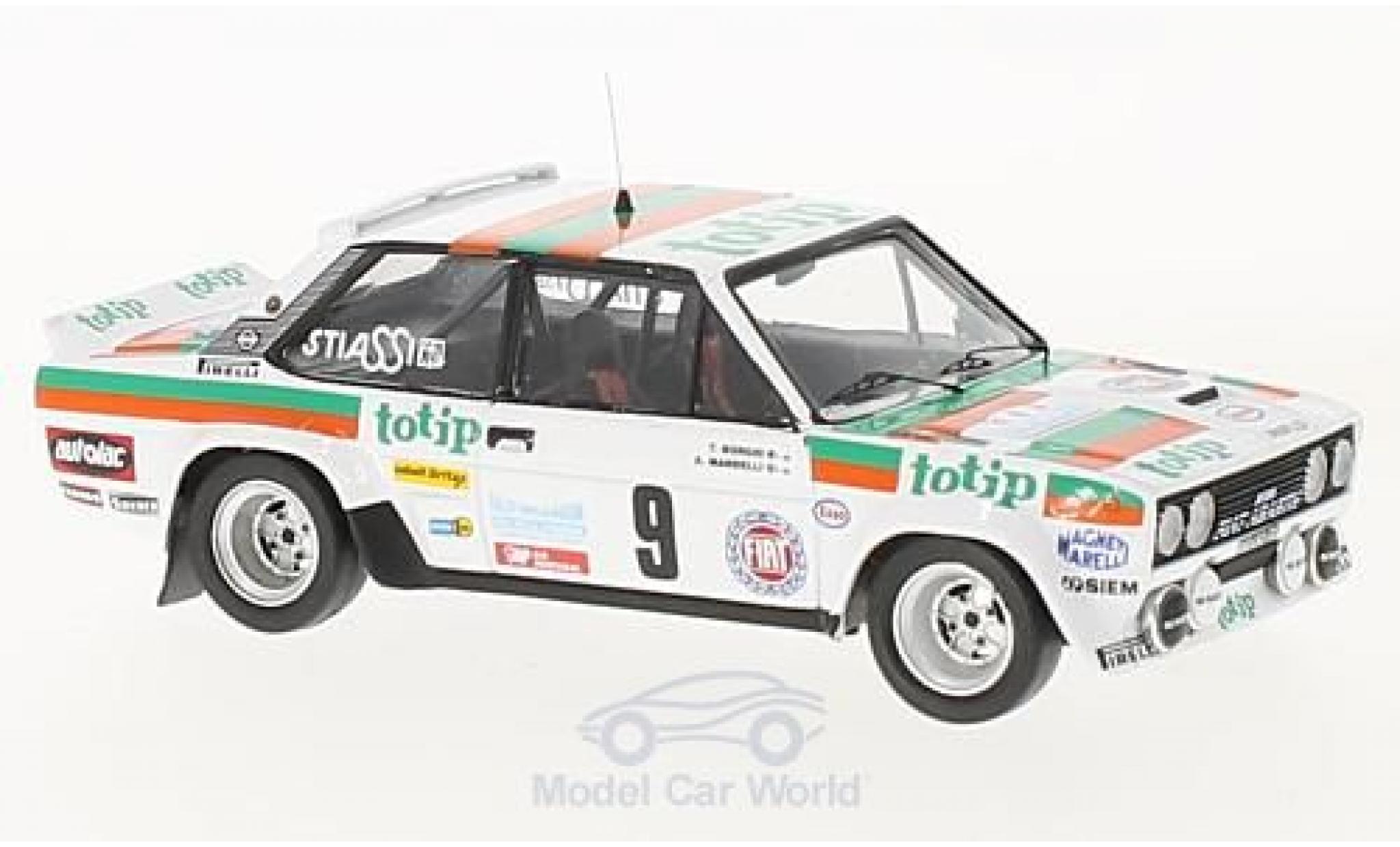Fiat 131 1/43 Trofeu Abarth No.9 Rallye Madeira 1982 A.Mandelli/T.Borghi modelauto