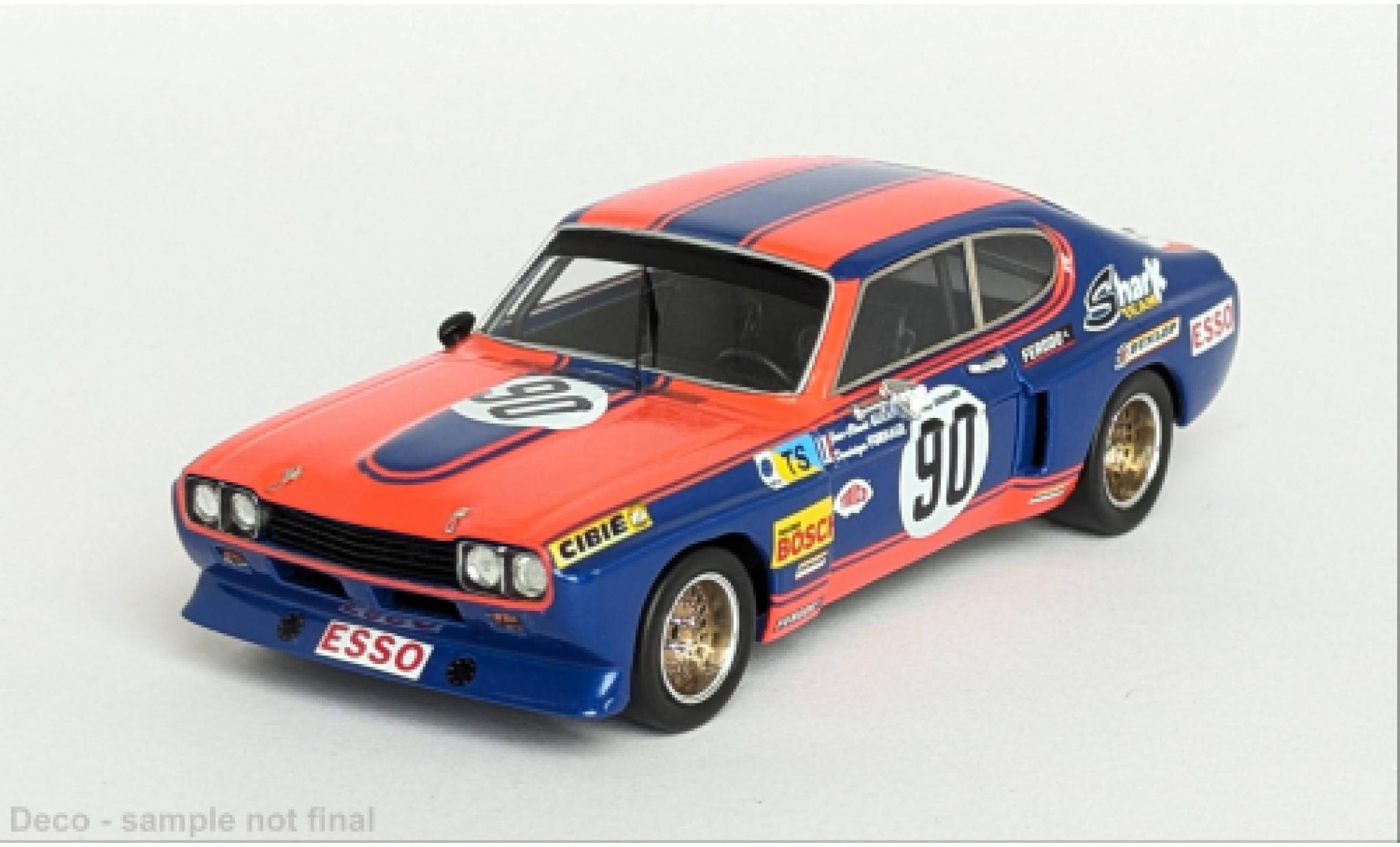 Ford Capri 1/43 Trofeu 2600 LV 24h Le Mans 1974 #90 1:43 modelauto