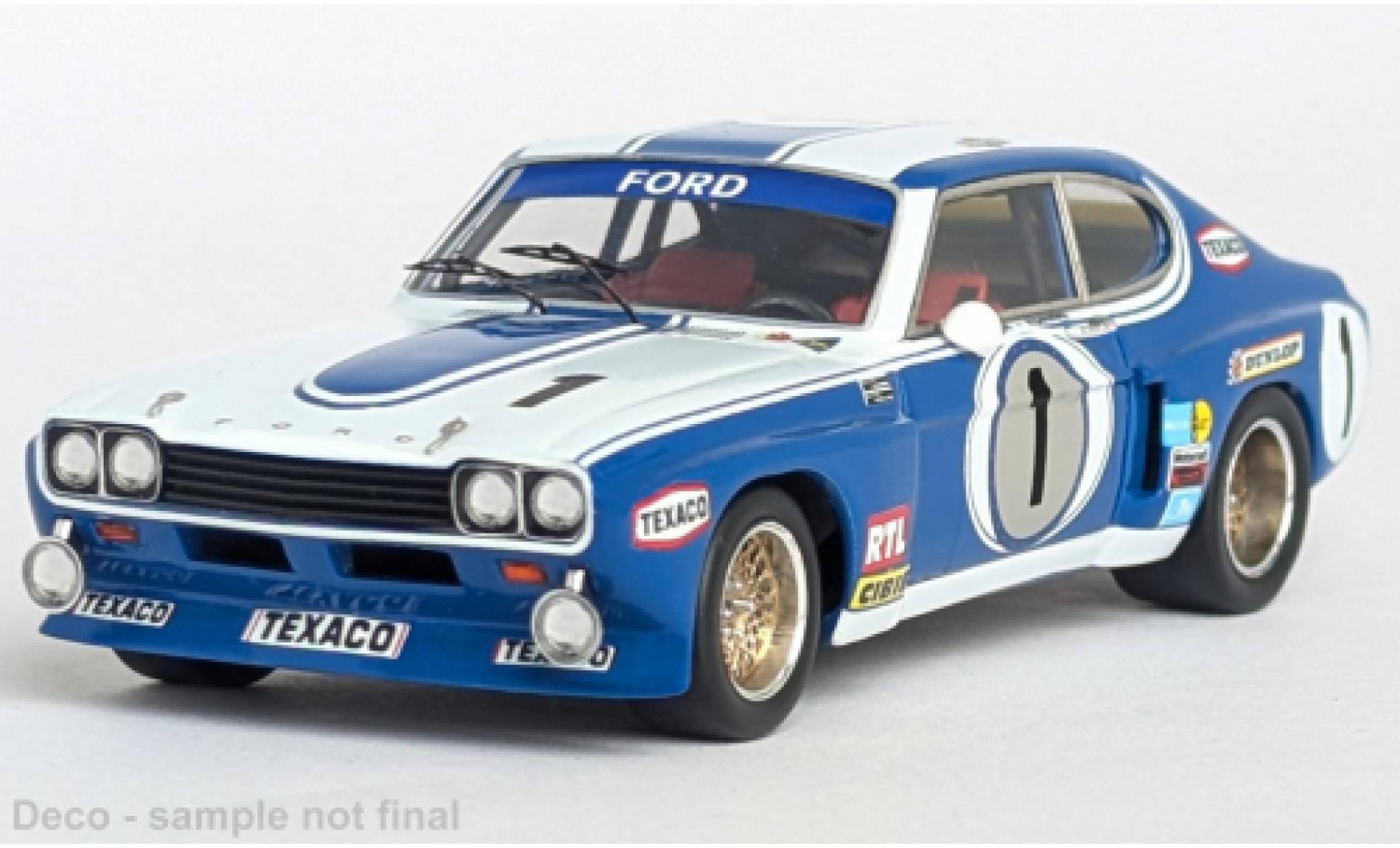 Ford Capri 1/43 Trofeu 2600 LW 24h Spa Francorchamps 1973 #1 1:43 modelauto