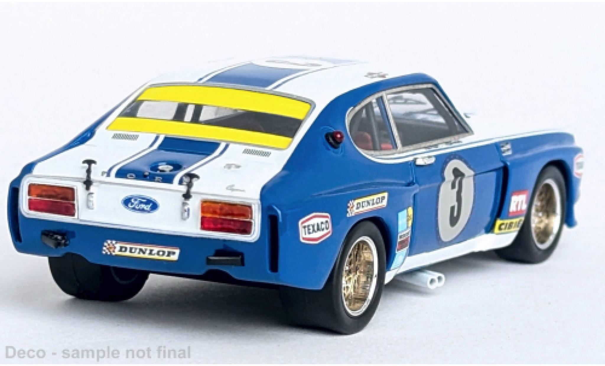 Ford Capri 1/43 Trofeu 2600 LW 24h Spa Francorchamps 1973 #3 1:43 modelauto