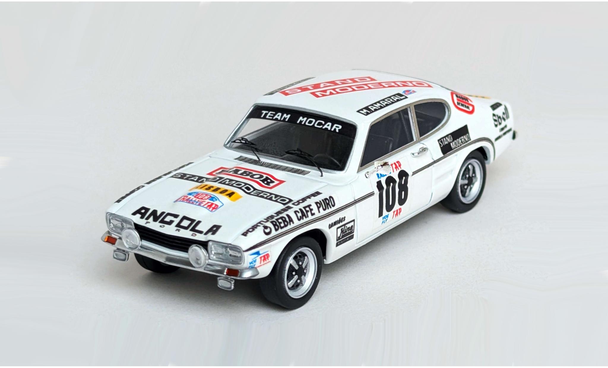 Ford Capri 1/43 Trofeu 2600 RS Rally Tap 1972 #108 1:43 modelauto