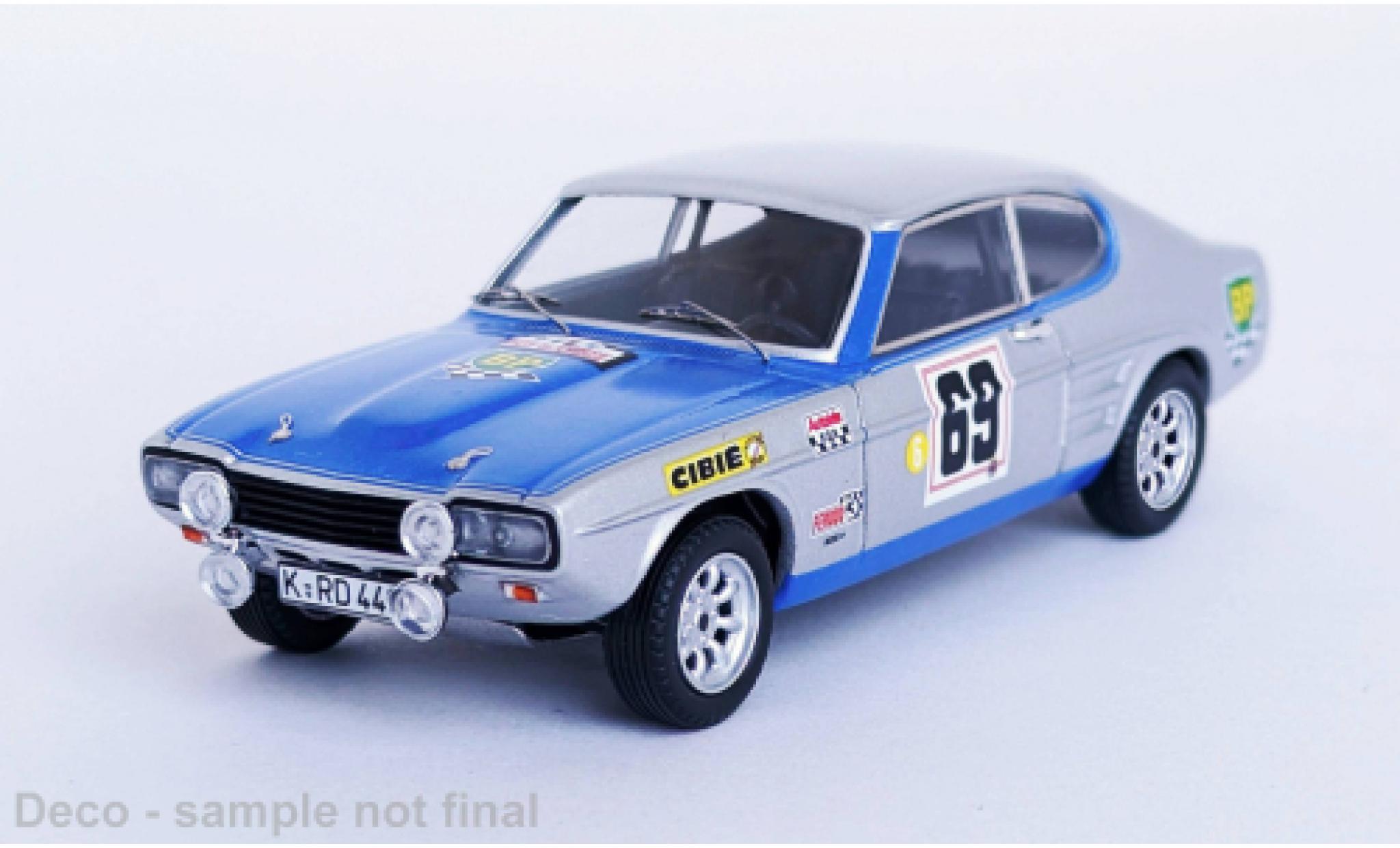 Ford Capri 1/43 Trofeu 2600 Tour de Corse 1969 #69 1:43 modelauto