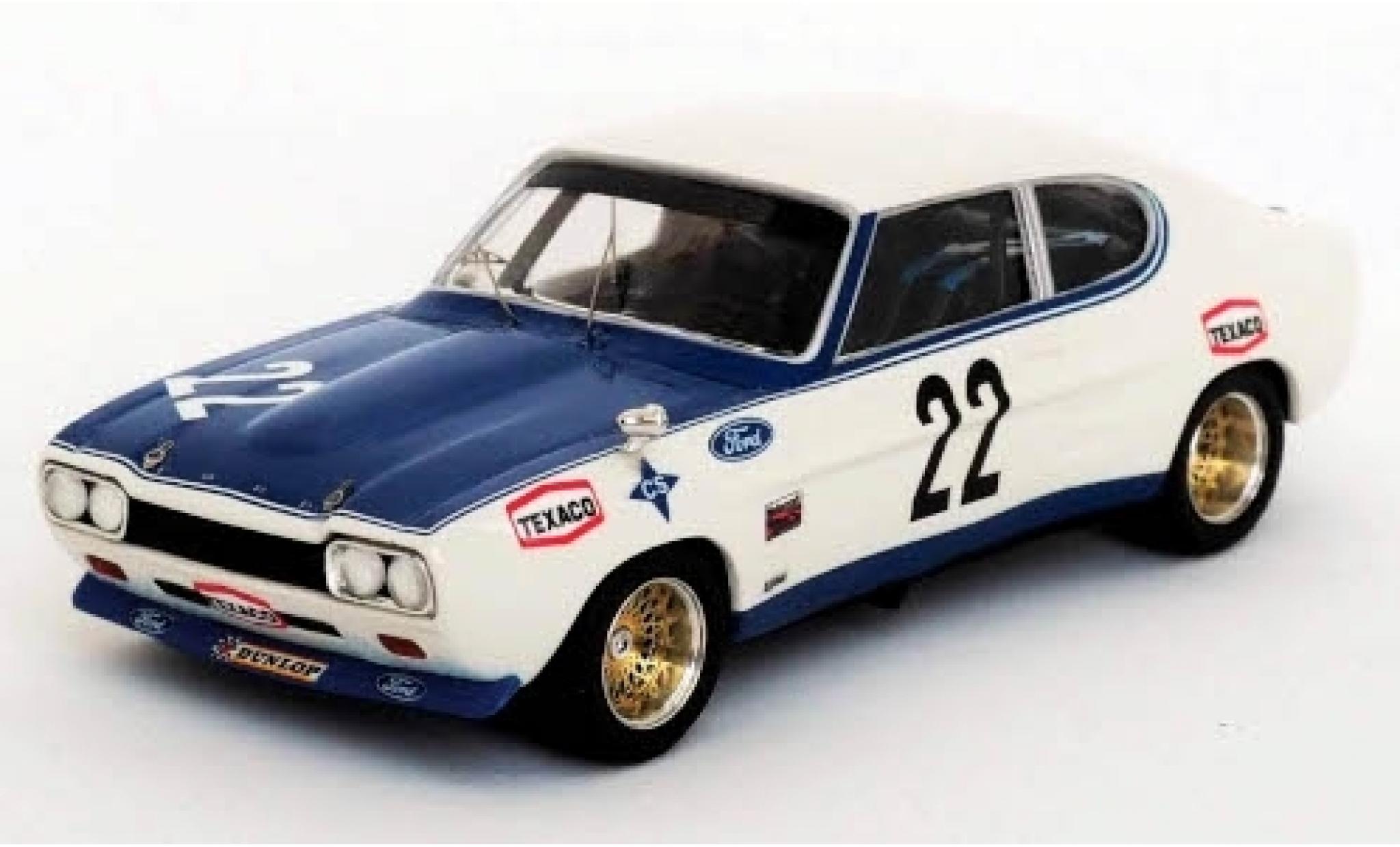 Ford Capri 1/43 Trofeu MK I 2600 RS No.22 Villa Real 1972 J.Mesia modelauto