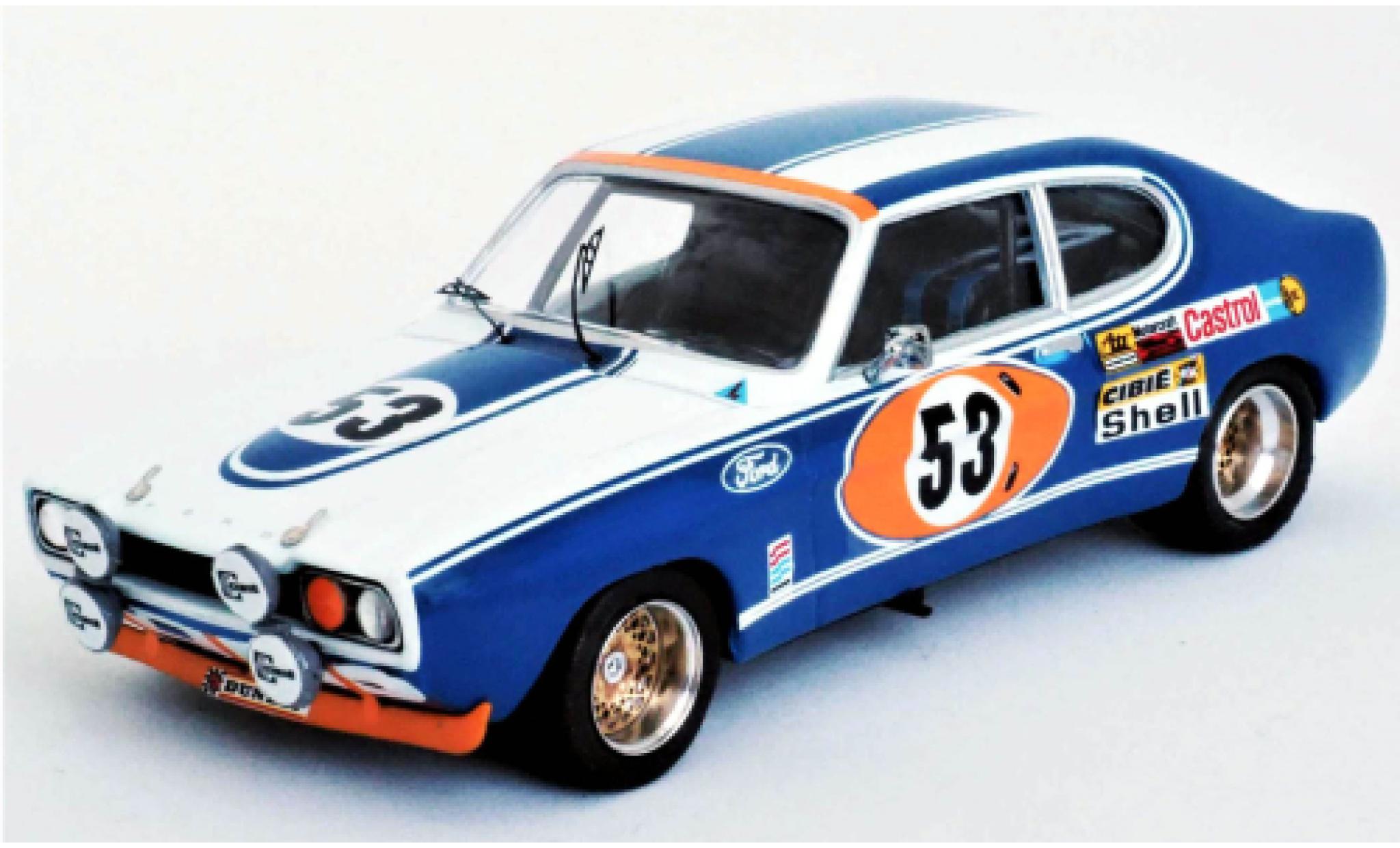 Ford Capri 1/43 Trofeu MkI 2600 RS No.53 Motor Company Deutschland 24h Le Mans 1972 J.Mass/H-J.Stuck modelauto