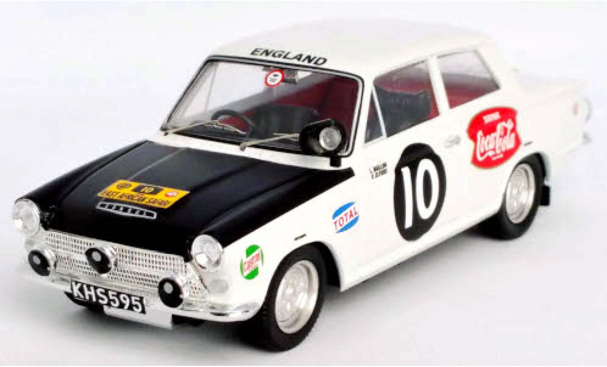 Ford Cortina 1/43 Trofeu GT RHD No.10 East African Safari Rally 1964 V.Elford/L.Baillon modelauto